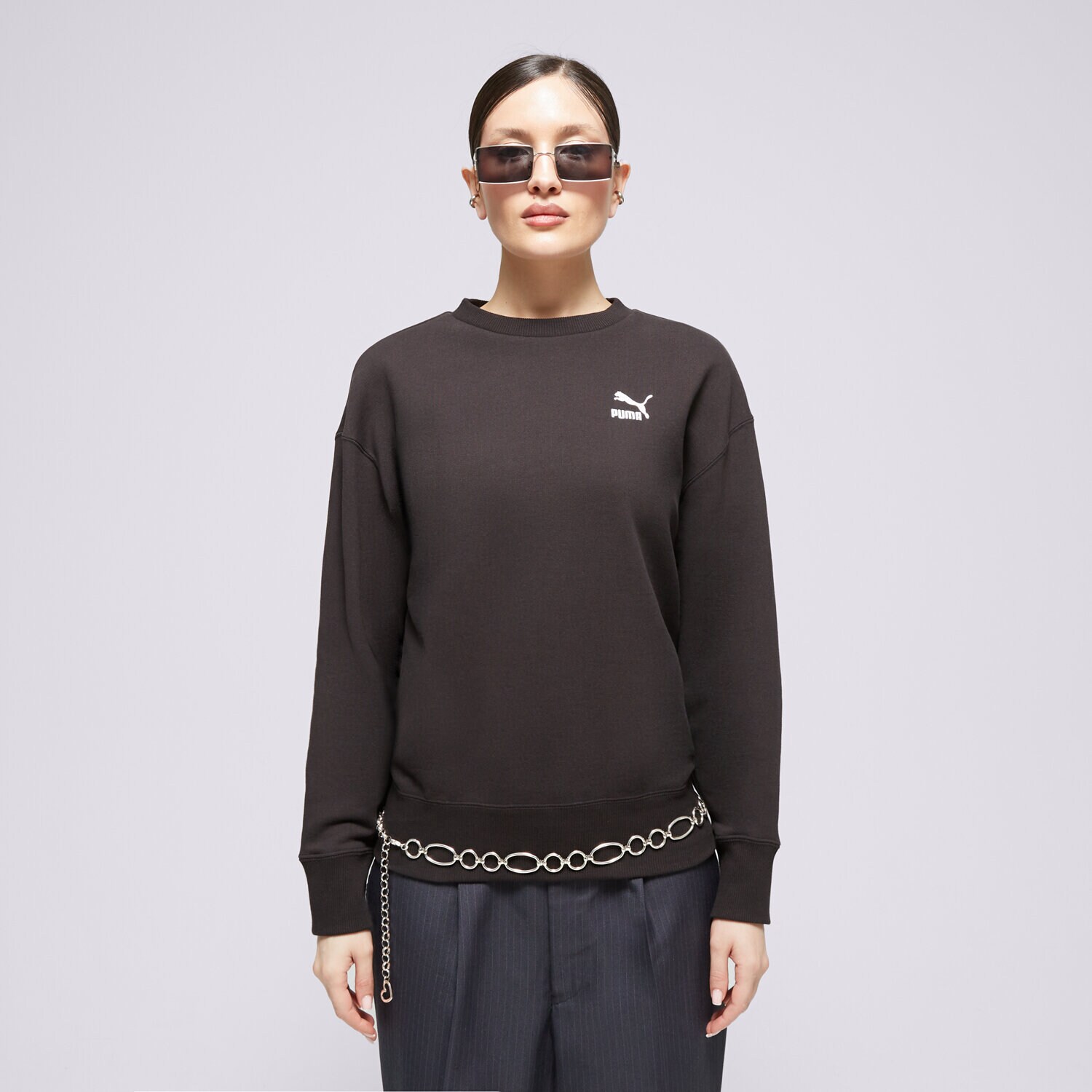 Ženski pulover PUMA JOPICA BETTER CLASSICS RELAXED 62423101 črna