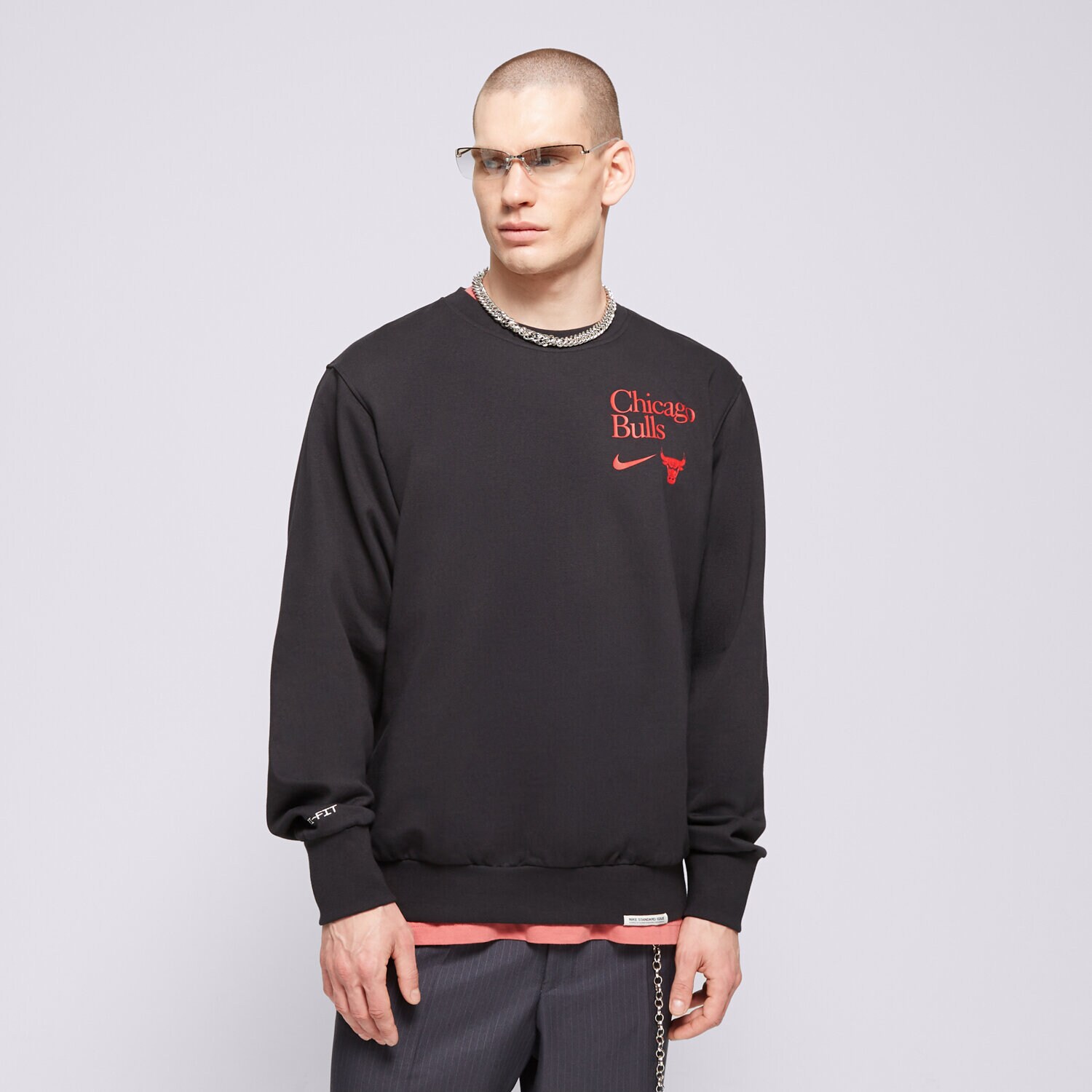 Moški pulover NIKE JOPICA CHI MNK DF STD ISS CRW CTS GX NBA FD8649-010 črna