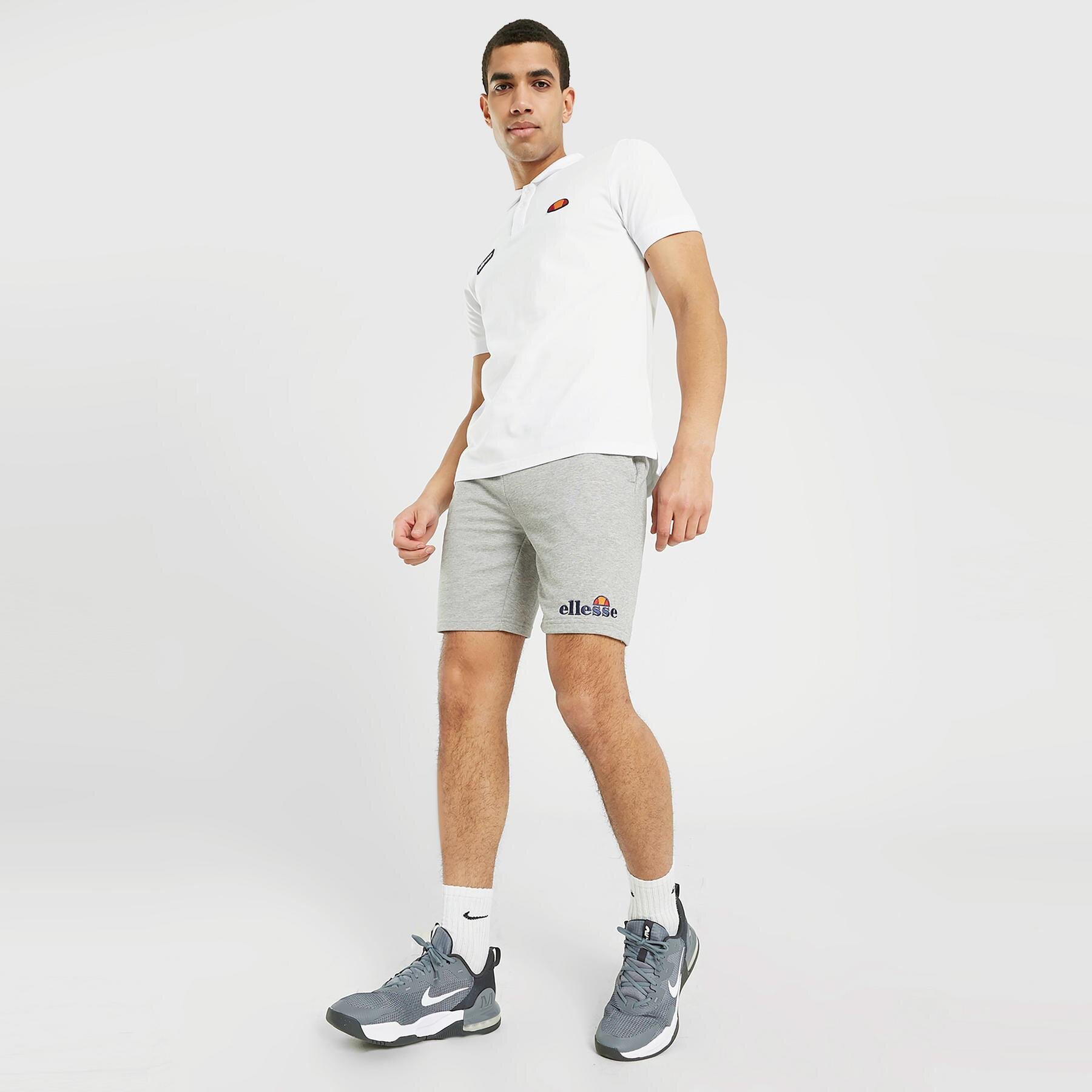 Moški kratke hlače ELLESSE KRATKE HLAČE SILVAN FLEECE SHORT GREY MRL SHF09162112 siva