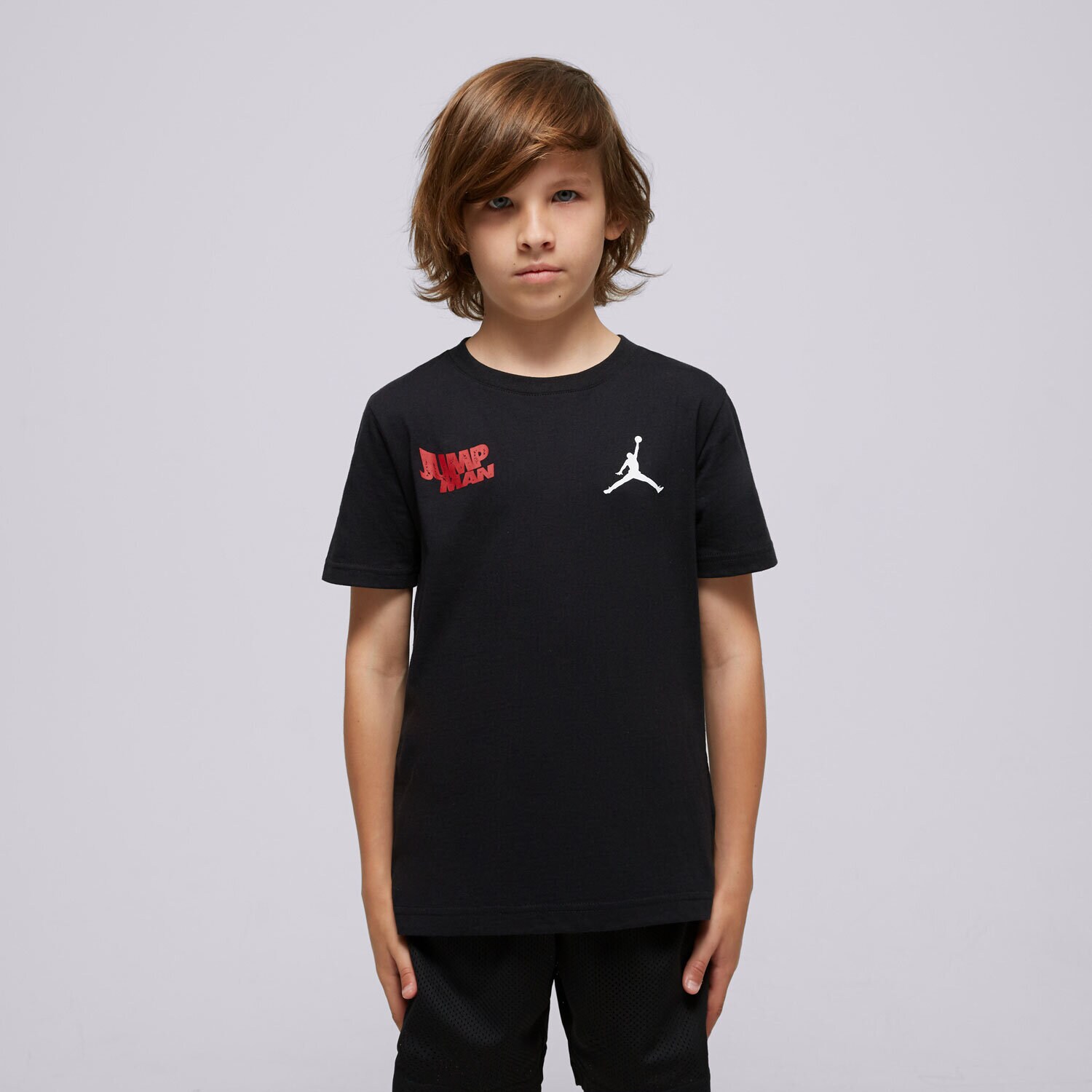 Otroška majica s kratkimi rokavi JORDAN T-SHIRT JDB WAVY MOTION JUMPMAN BOY 95D120-023 črna