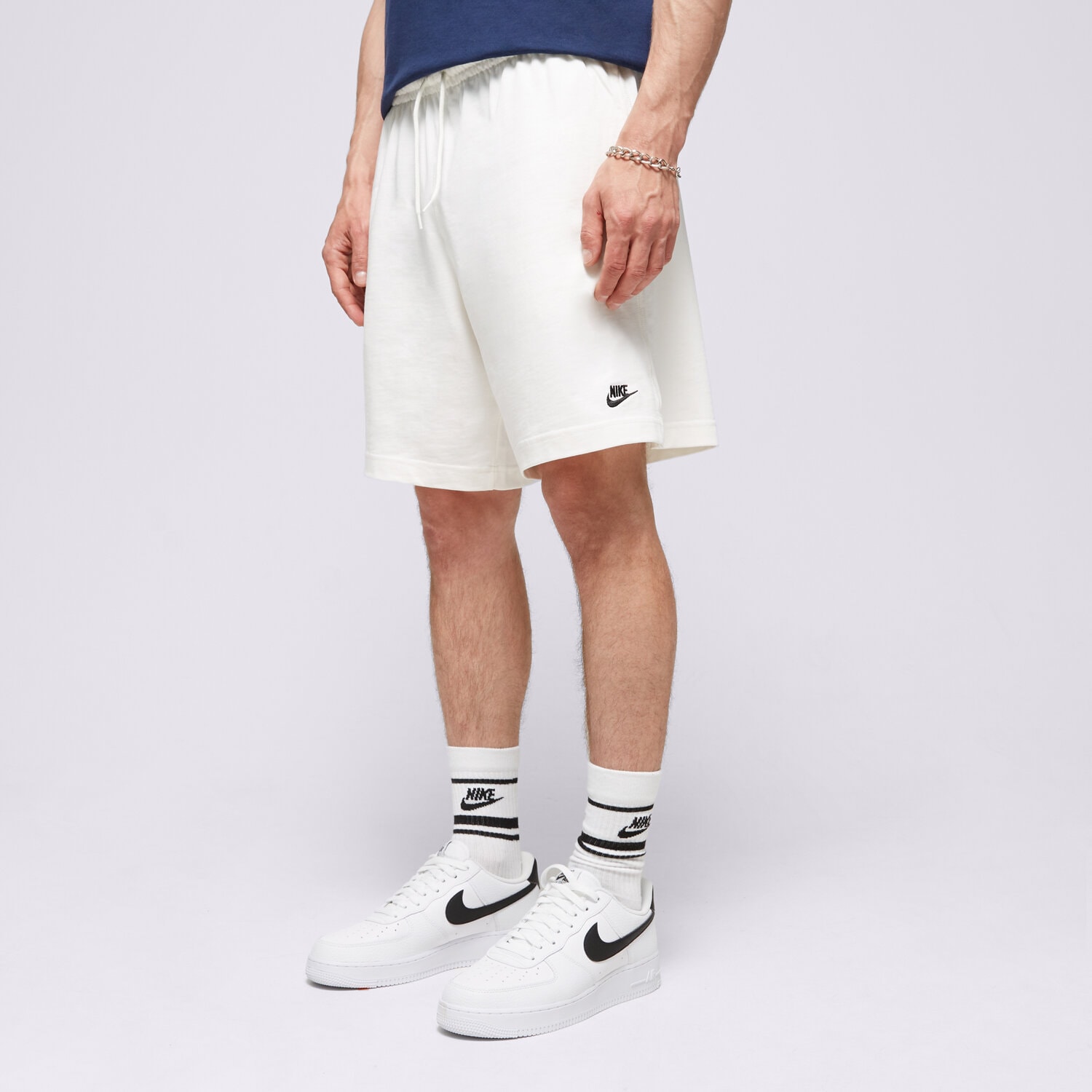 Moški kratke hlače NIKE KRATKE HLAČE M NK CLUB KNIT SHORT FQ4359-133 bela