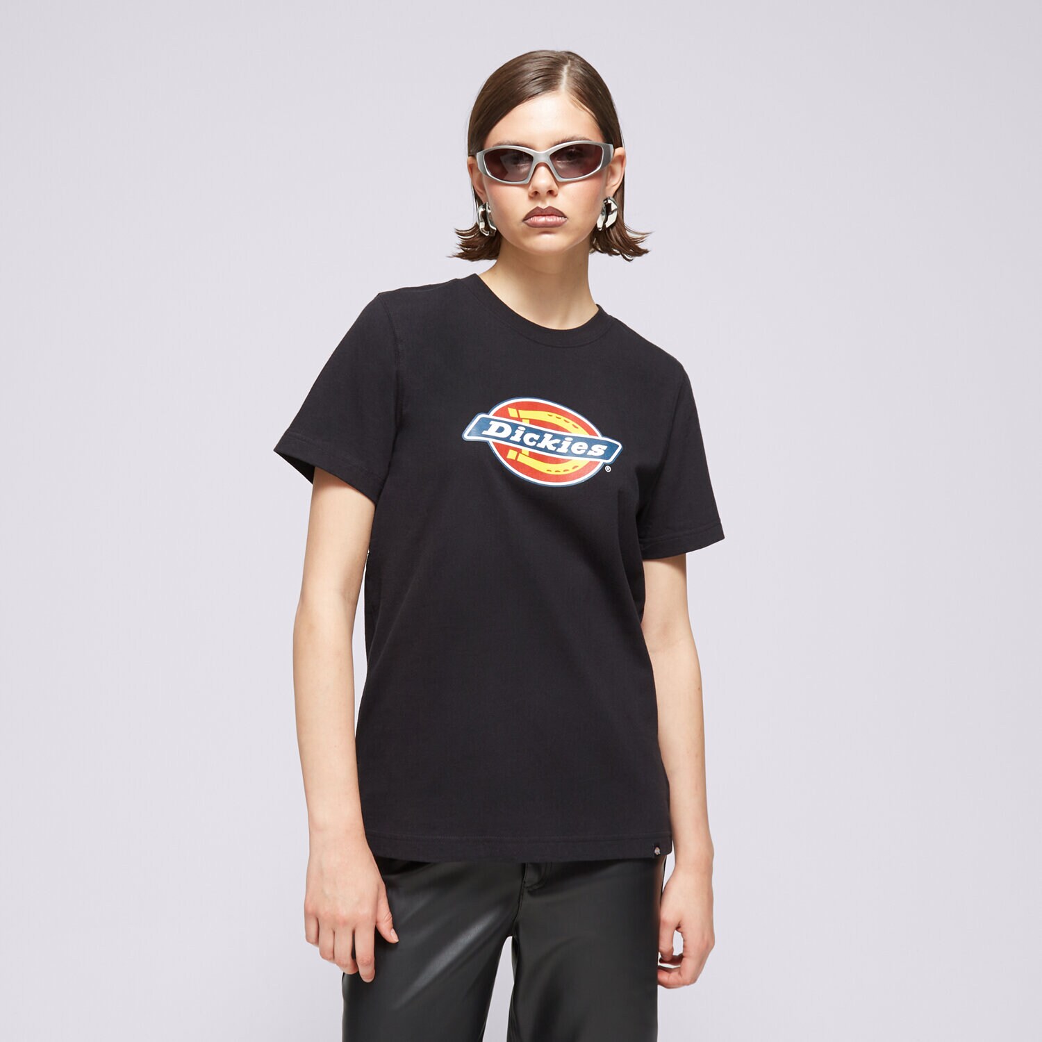 Ženska majica s kratkimi rokavi DICKIES T-SHIRT S/S TRI-COLOR LOGO TEE DK0A4YDVBLK črna
