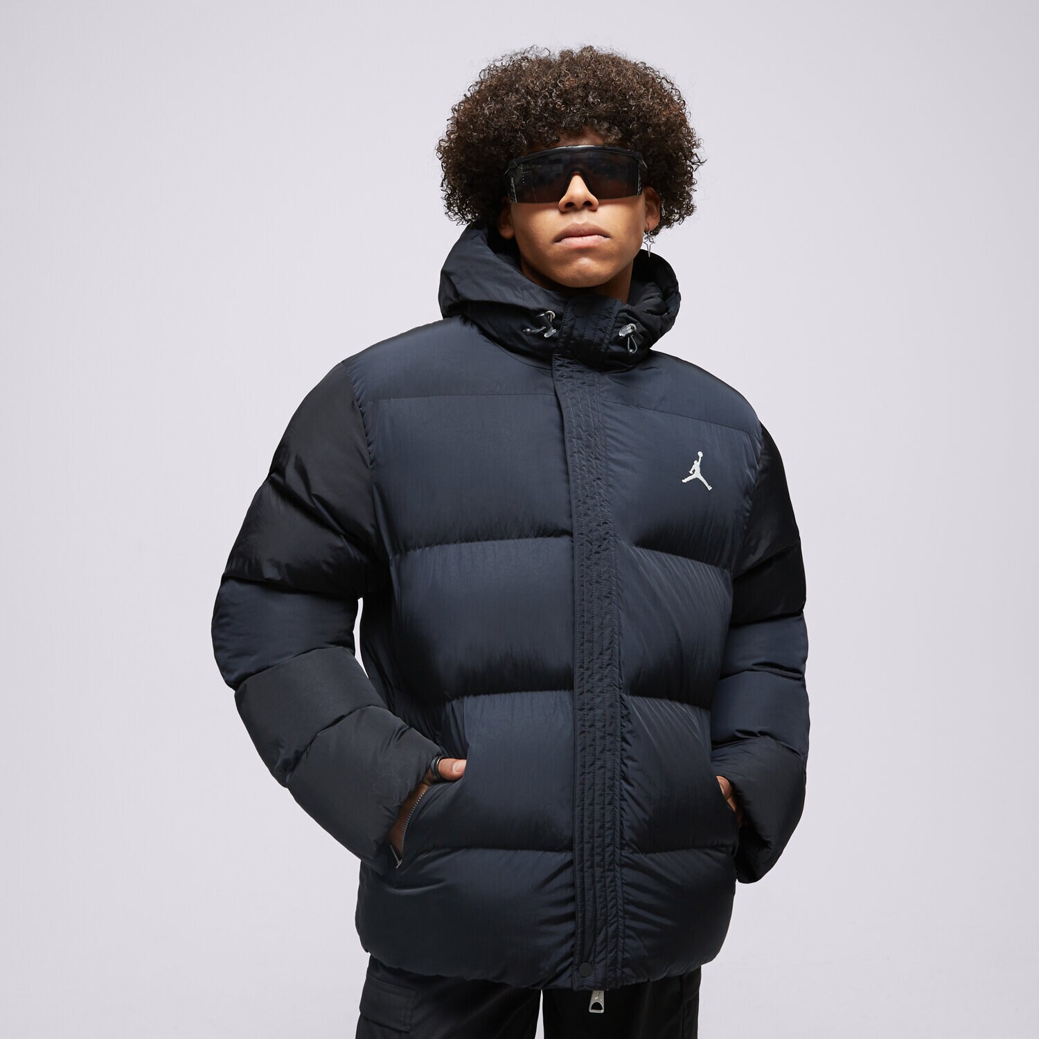 Moška zimska jakna JORDAN JAKNA ZIMSKA M J ECO PUFFER FB7311-010 črna
