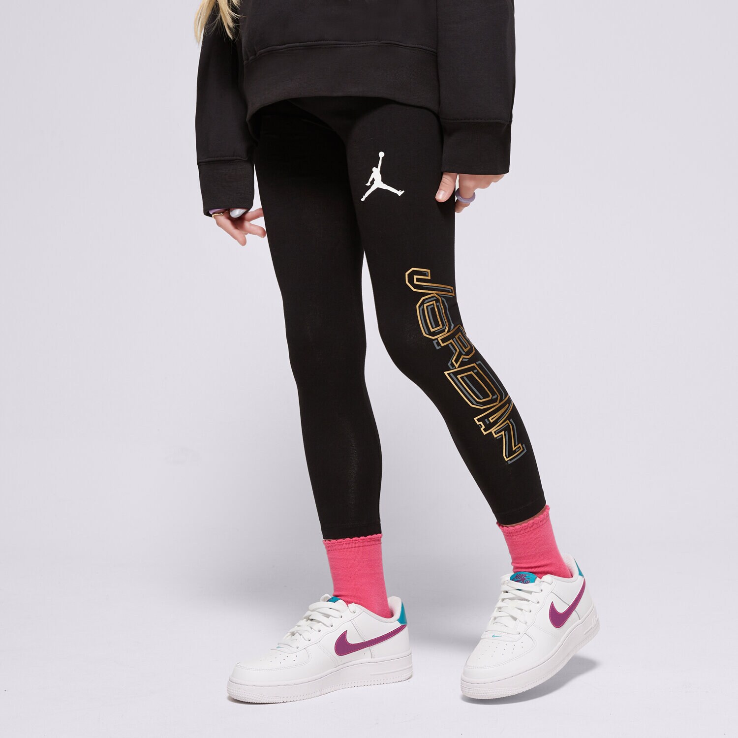 Otroški hlače JORDAN LEGINSI TAKE FLIGHT LEGGING 45C803-023 črna