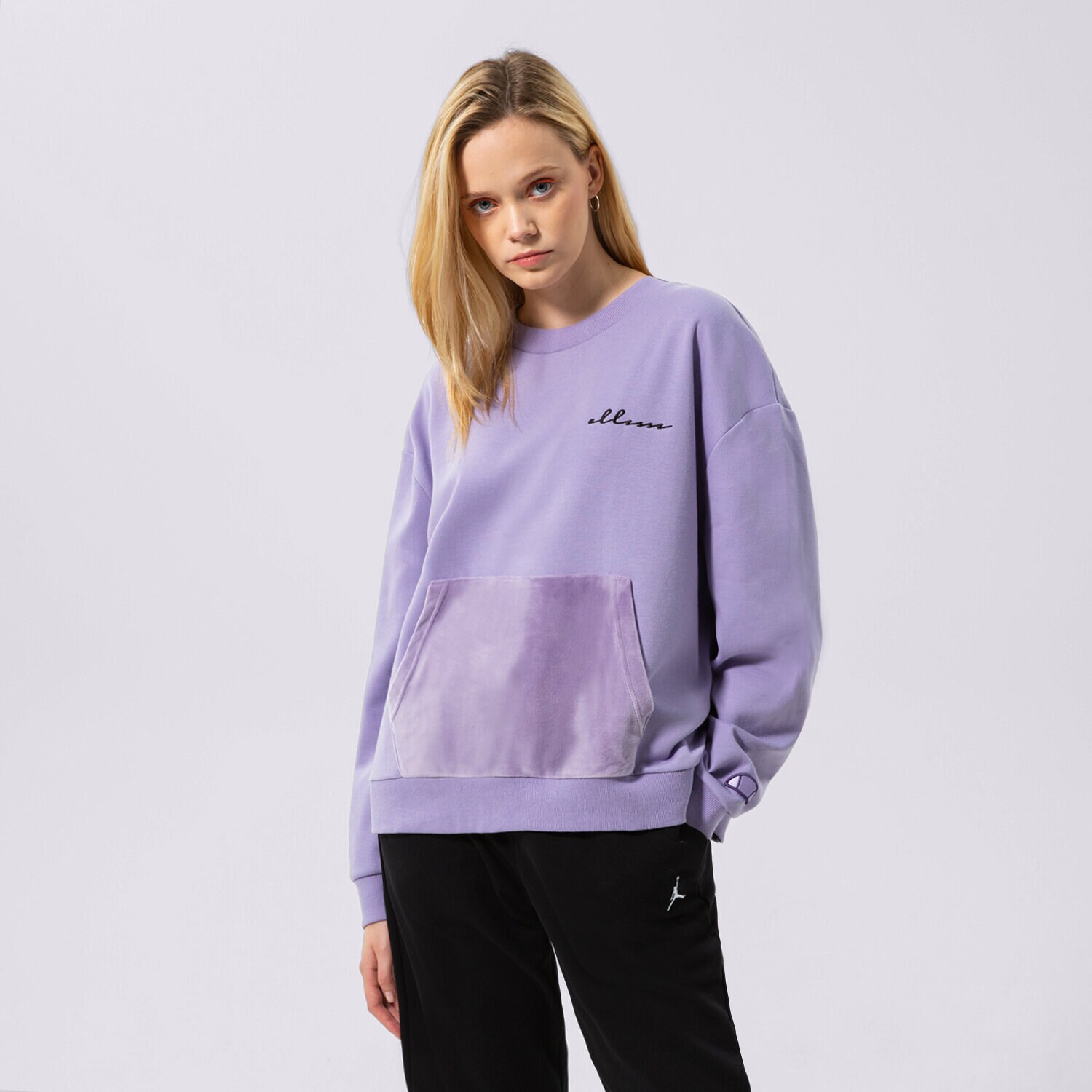 Ženski pulover ELLESSE JOPICA KIRAIC SWEATSHIRT PRPL SGM14162305 vijolična