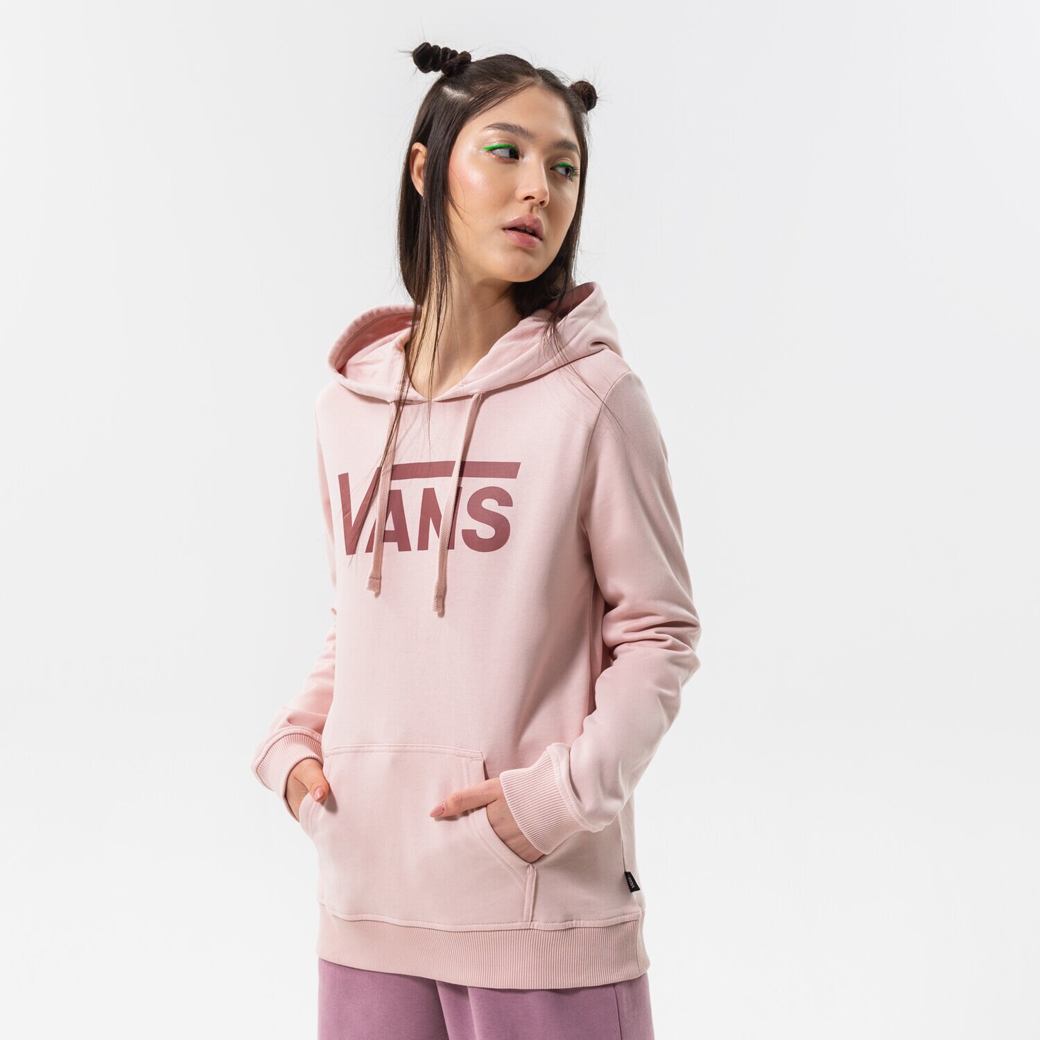 Ženski pulover VANS JOPICA S KAPUCO WM CLASSIC V II HOODIE VN0A53OVYRR1 roza