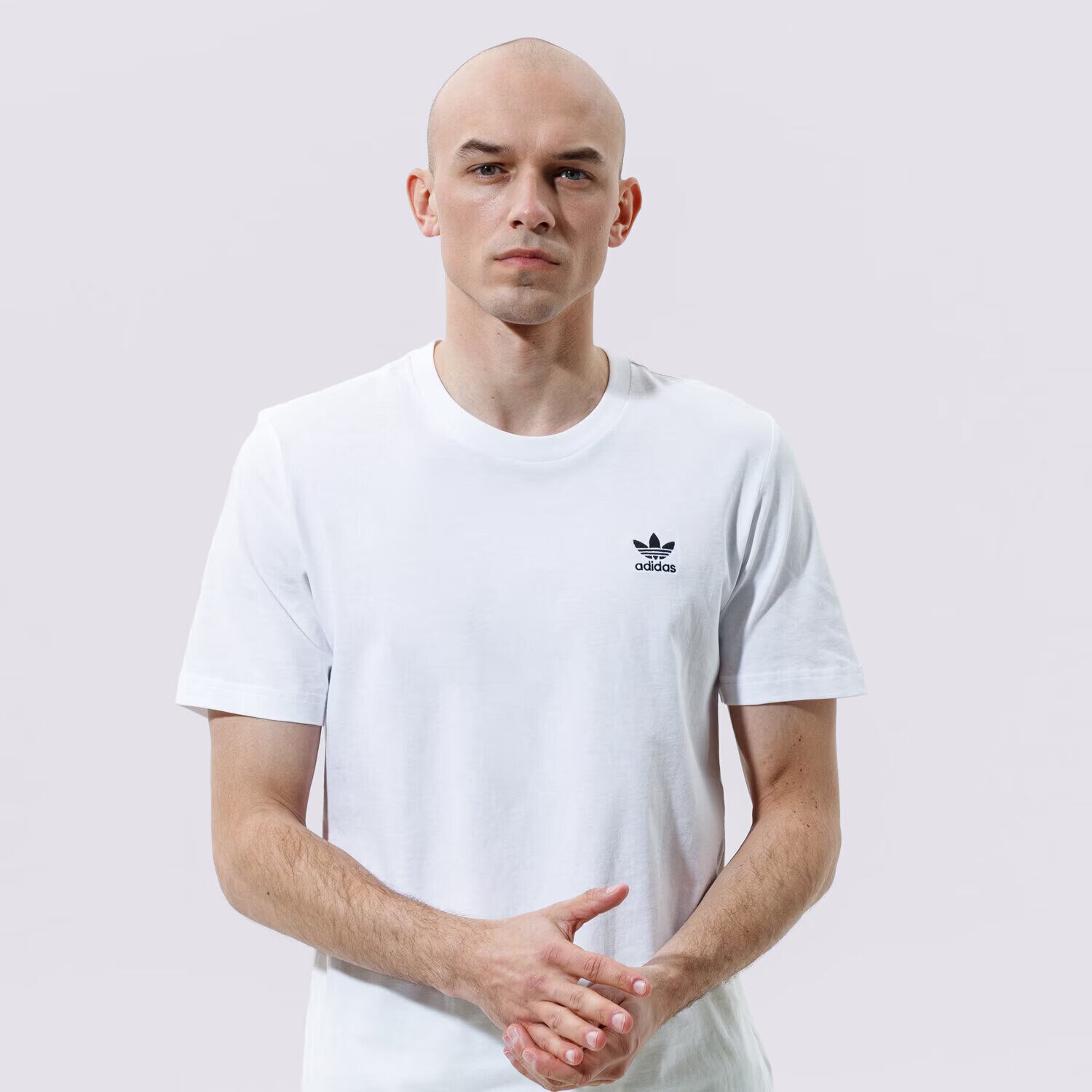 Moška majica s kratkimi rokavi ADIDAS T-SHIRT ESSENTIAL GN3415 bela