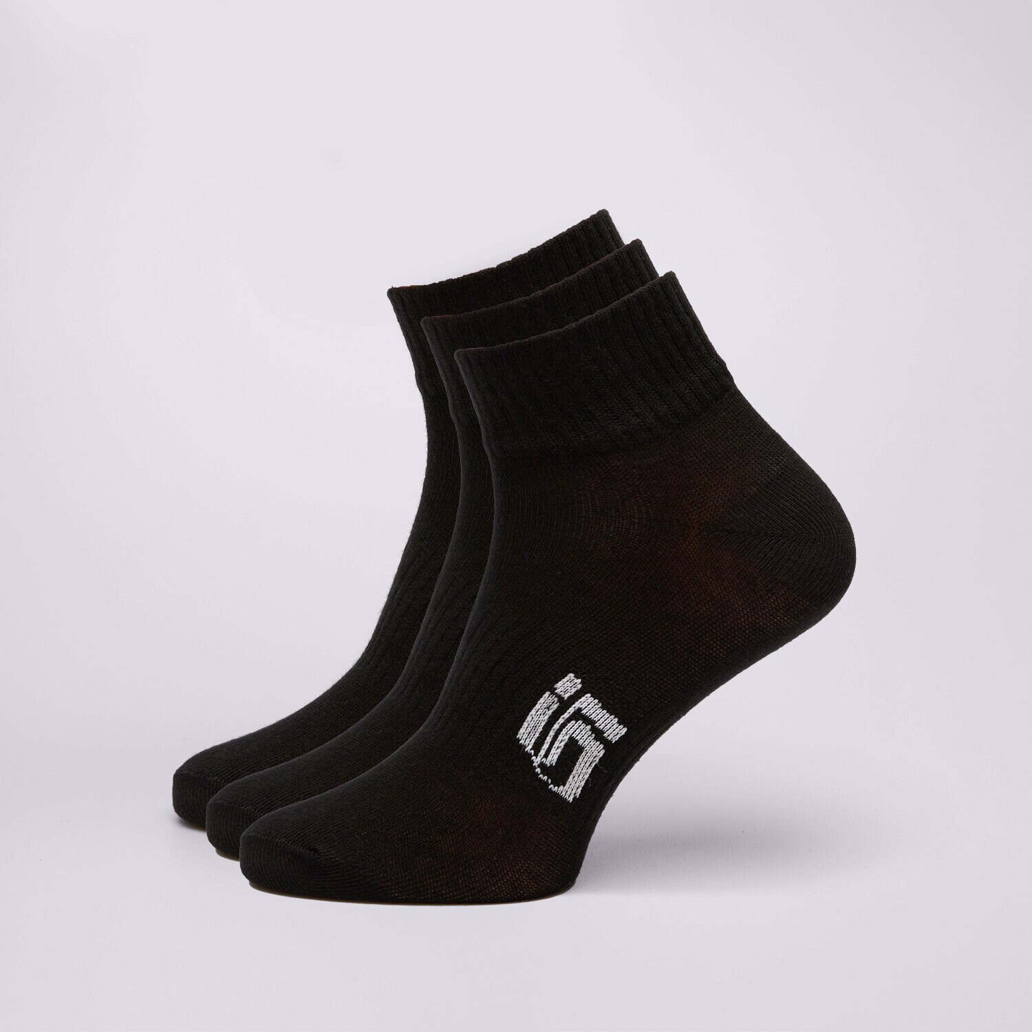 Ženske nogavice SIZEER NOGAVICE NIZKE 3PPK BLACK SISK3901 črna
