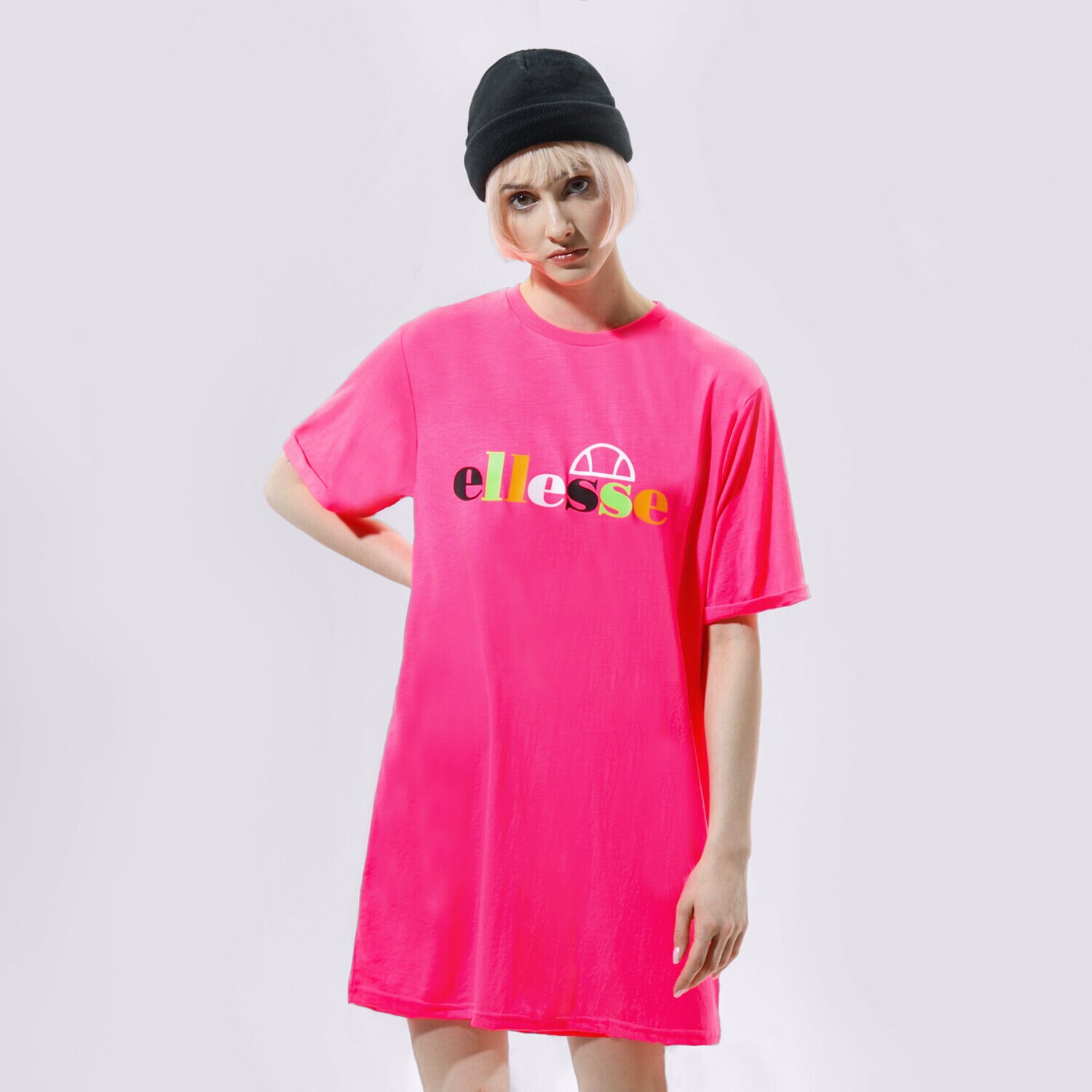 Ženska obleka ELLESSE OBLEKA INKA PINK SGF10515811 roza