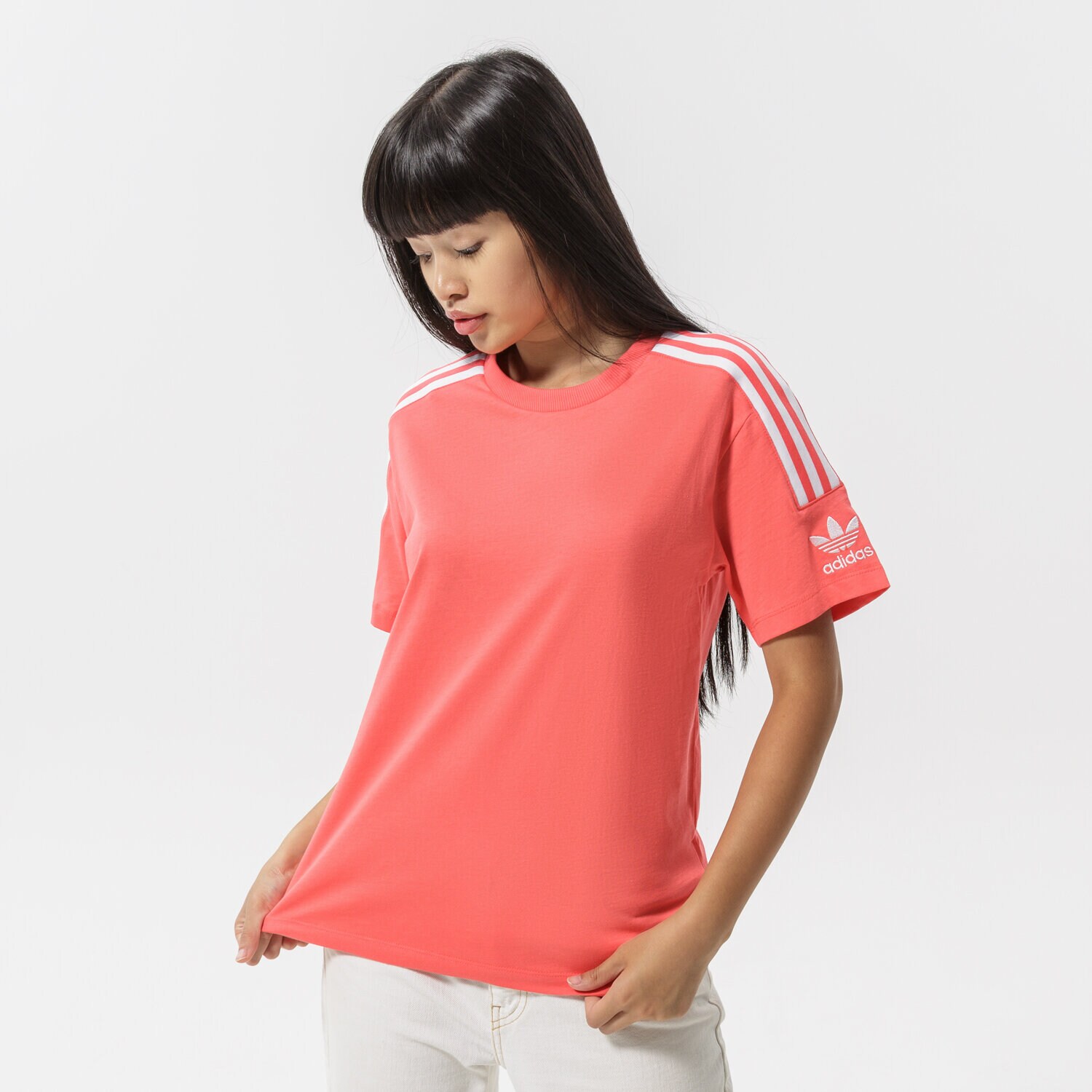 Ženska majica s kratkimi rokavi ADIDAS T-SHIRT TIGHT TEE HF7455 roza