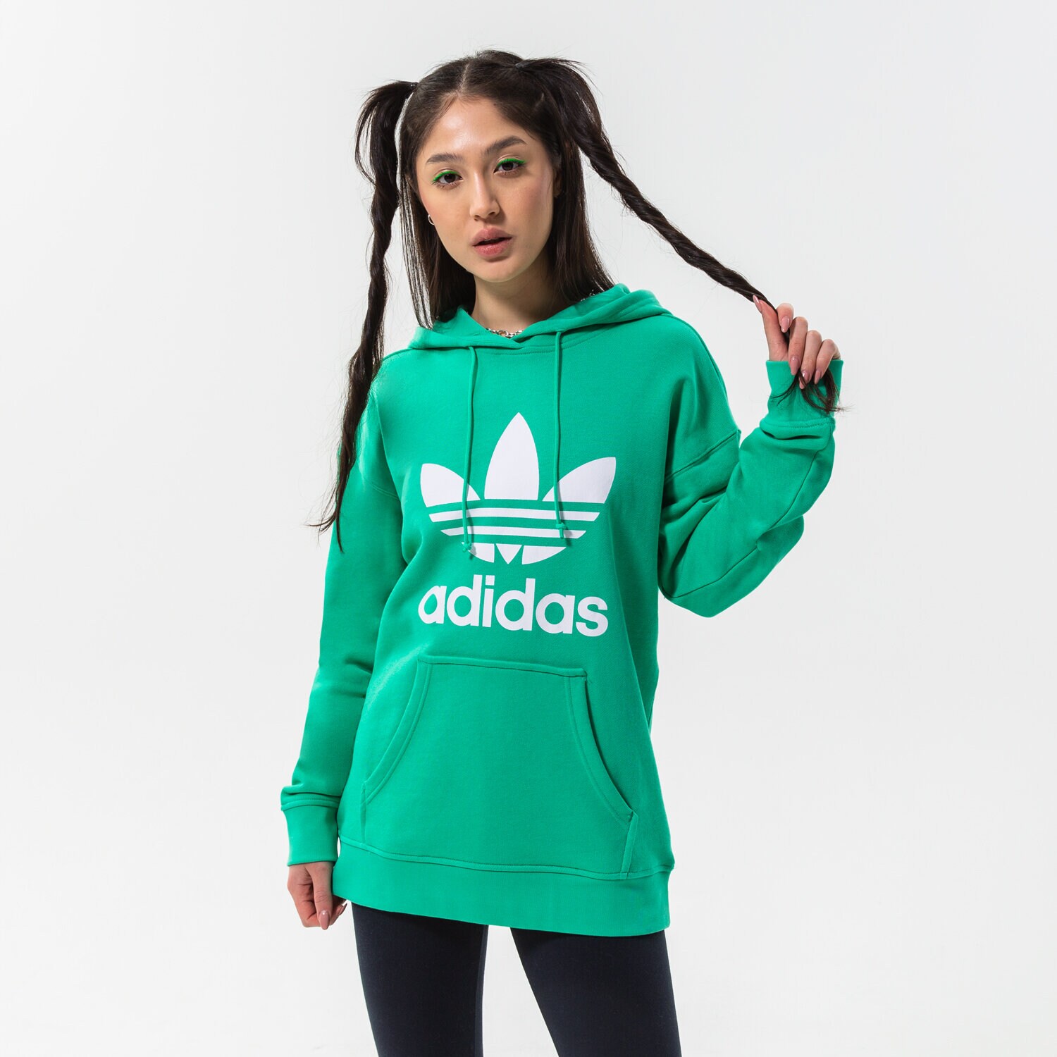 ADIDAS JOPICA S KAPUCO TRF HOODIE HE6954 Ženske Barva zelena ▷ Modne  Puloverji ▷ adidas Oblačila Spletna trgovina Sizeer.si