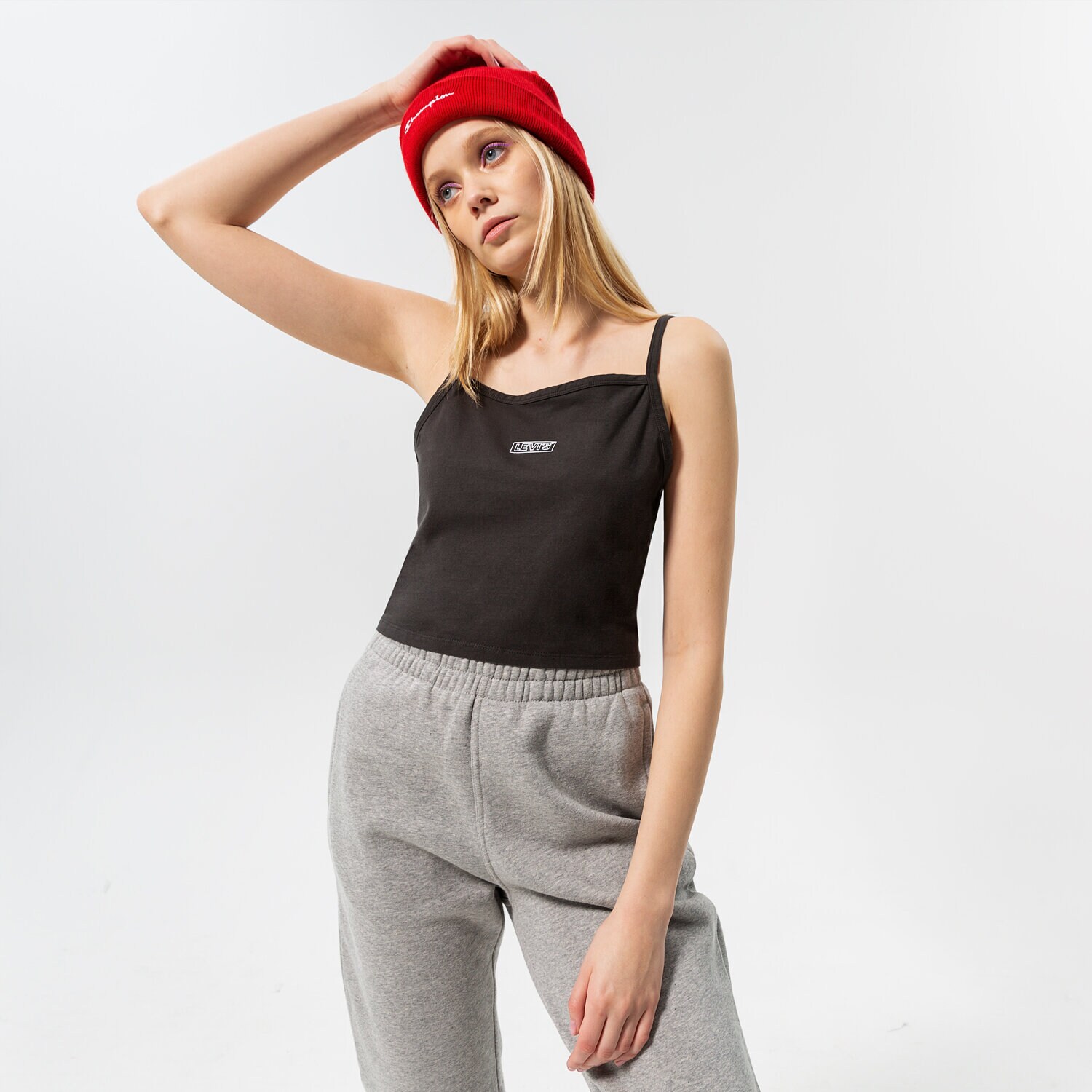 Ženska majica s kratkimi rokavi LEVI'S MAJICA GRAPHIC 90S MAJICA 34408-0010 črna