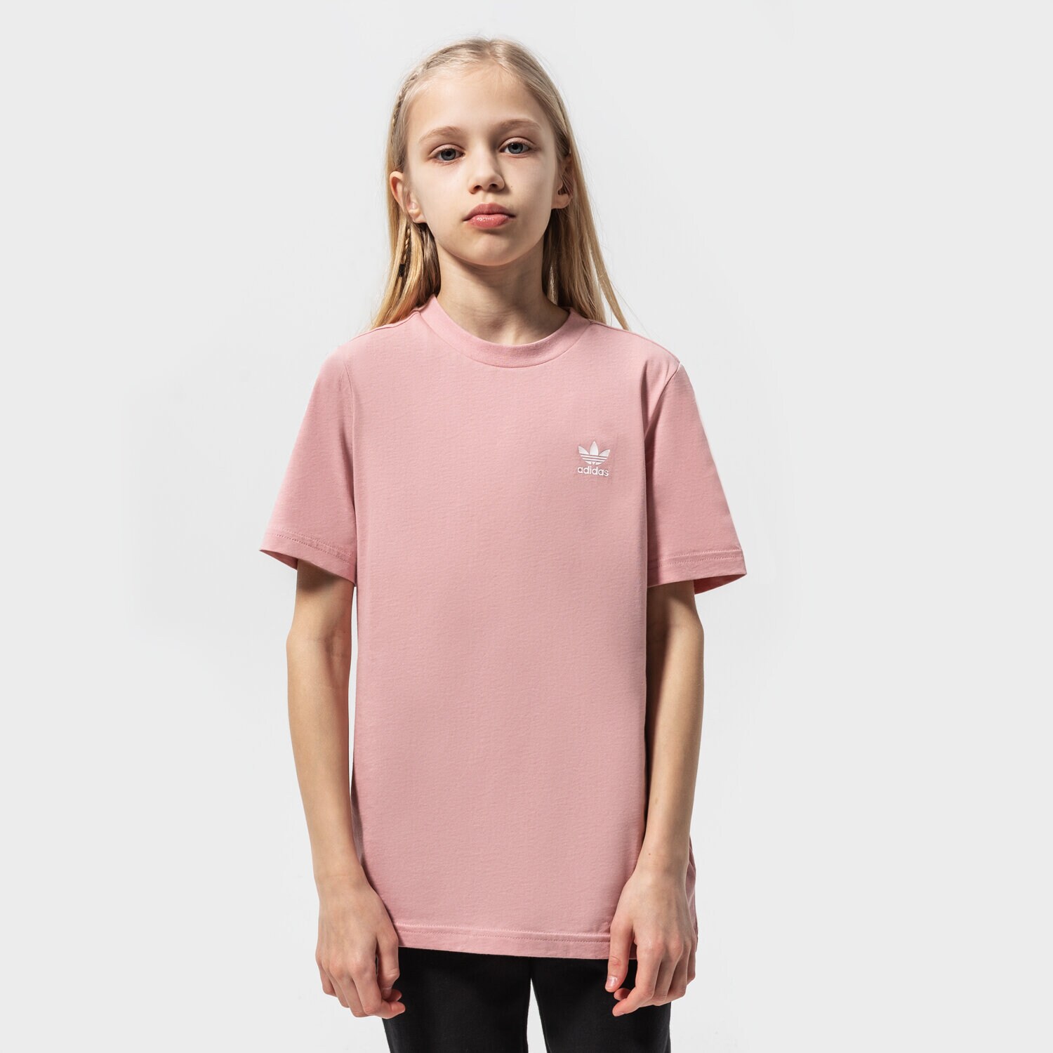 Otroška majica s kratkimi rokavi ADIDAS TREFOIL ESSENTIAL T SHIRT JUNIOR GIRL HD2059 roza
