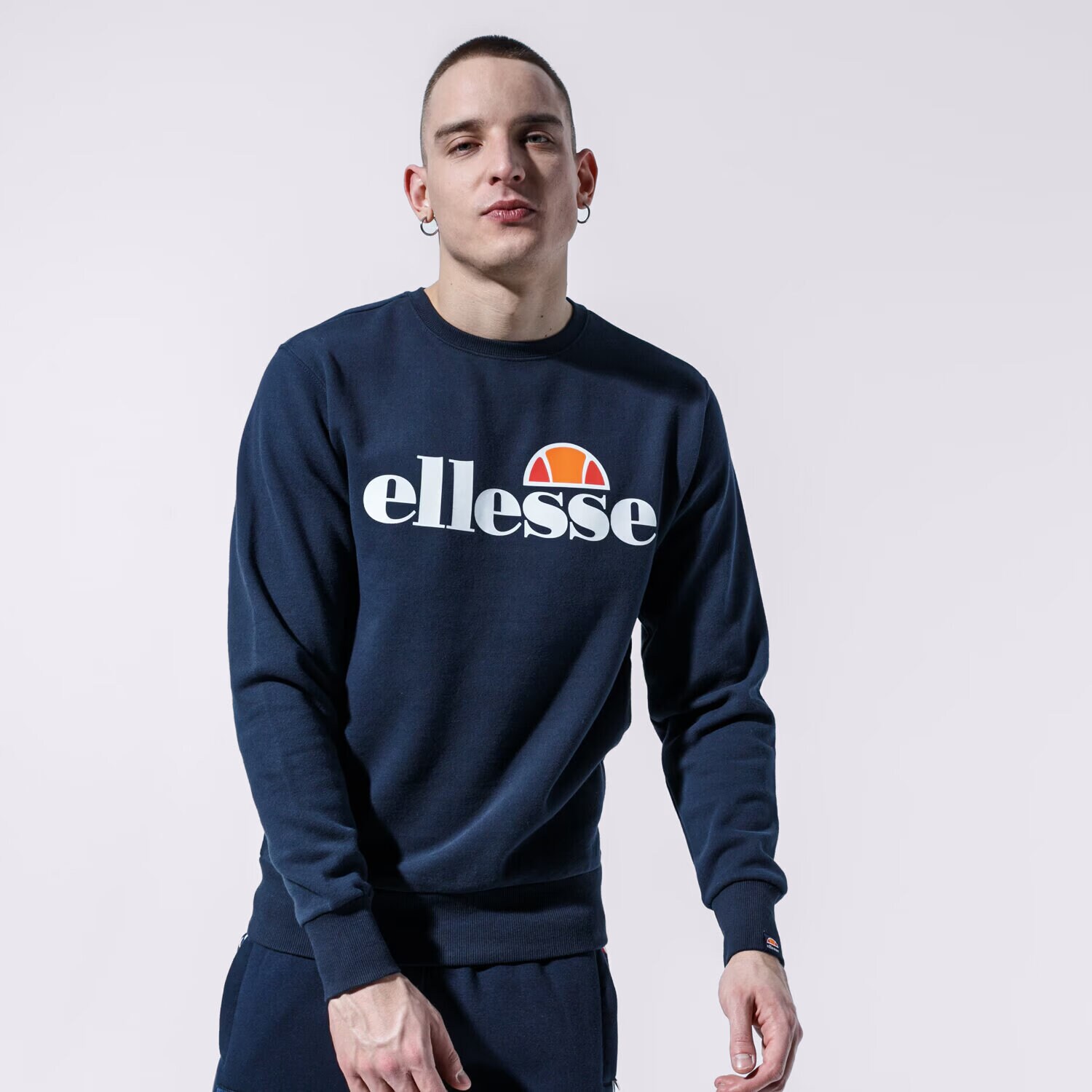 Moški pulover ELLESSE JOPICA SL SUCCISO NAVY SHC07930429 mornarsko modra