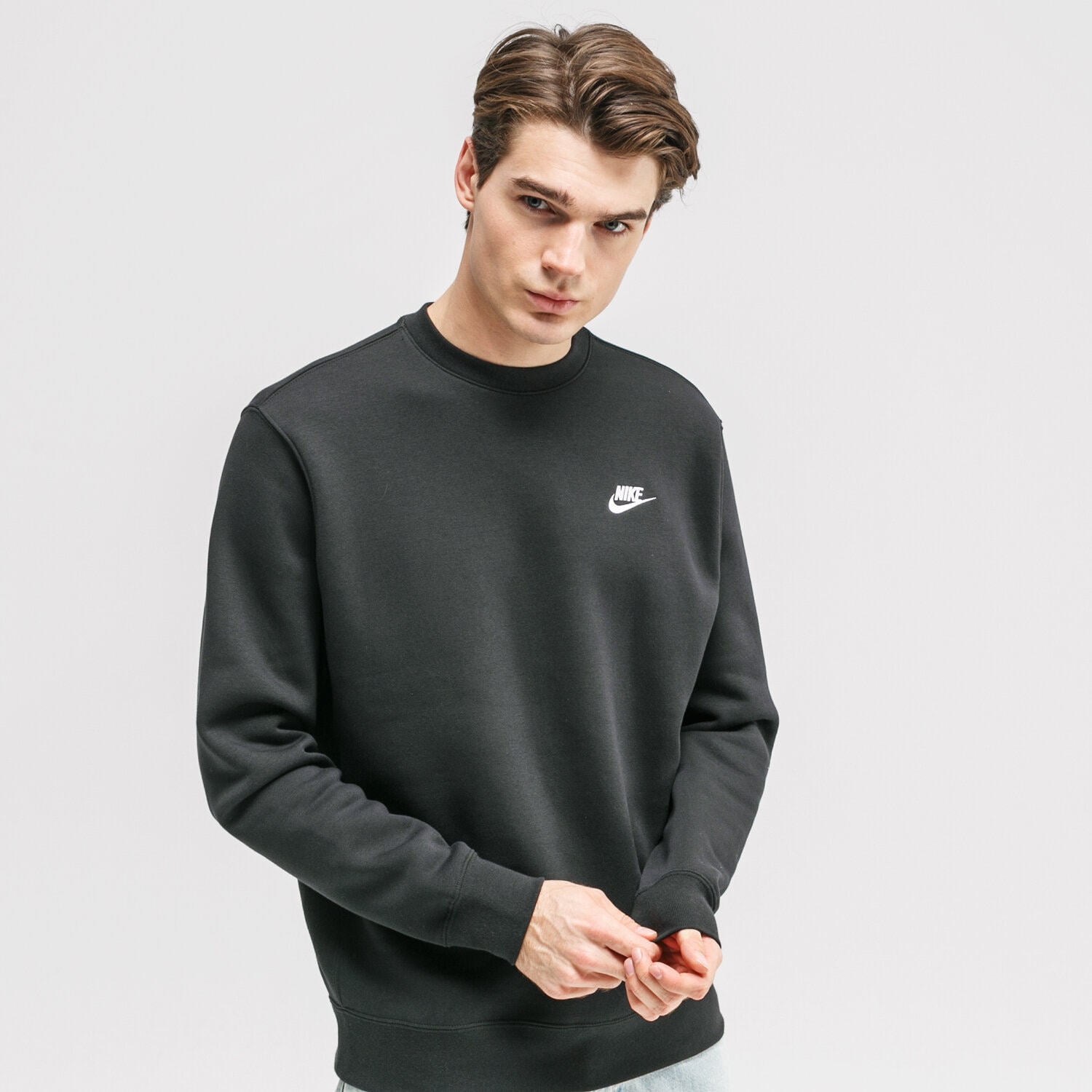 Moški pulover NIKE JOPICA SPORTSWEAR CLUB FLEECE BV2662-010 črna