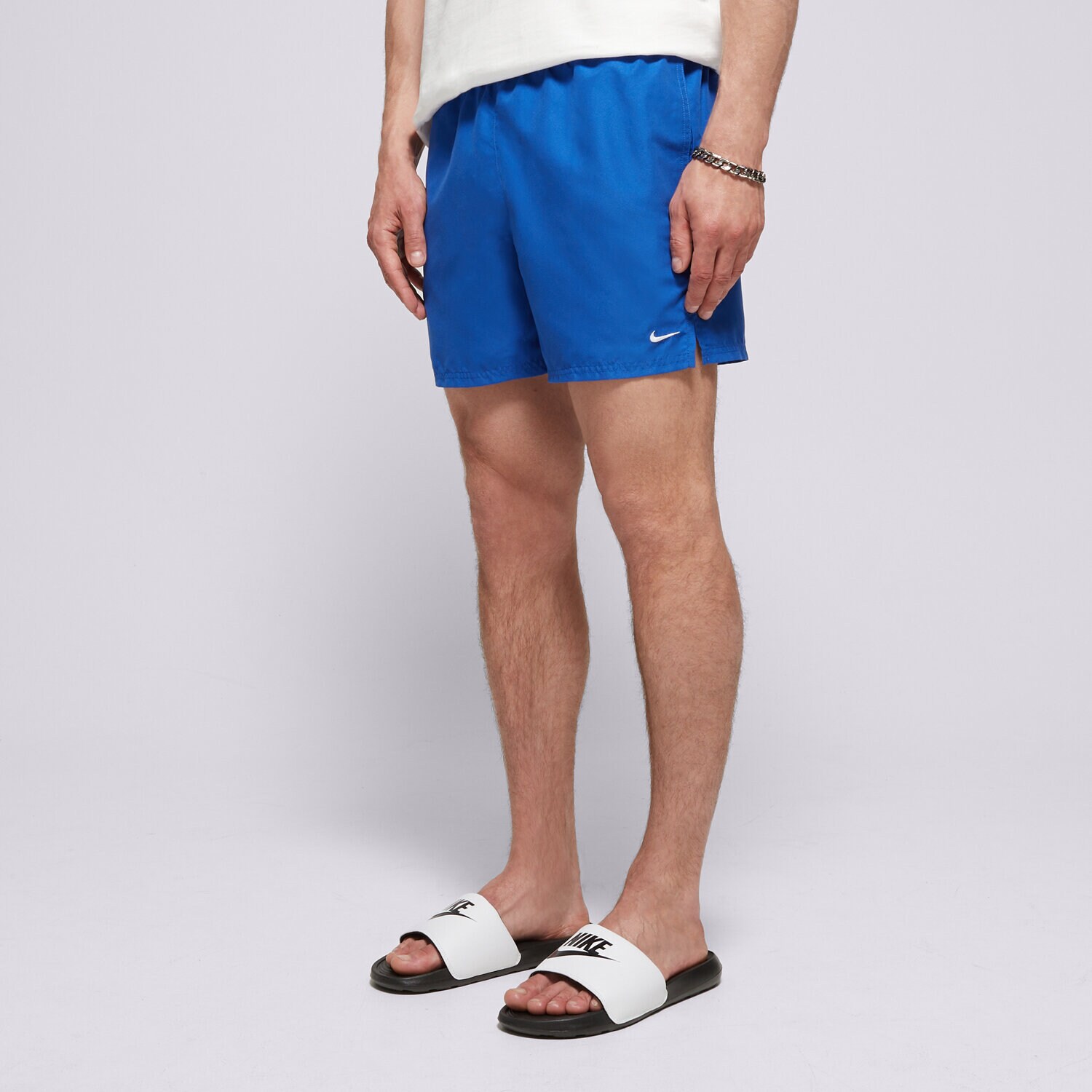 Moški kratke hlače NIKE SWIM KRATKE HLAČE ESSENTIAL 5" NESSA560-494 modra