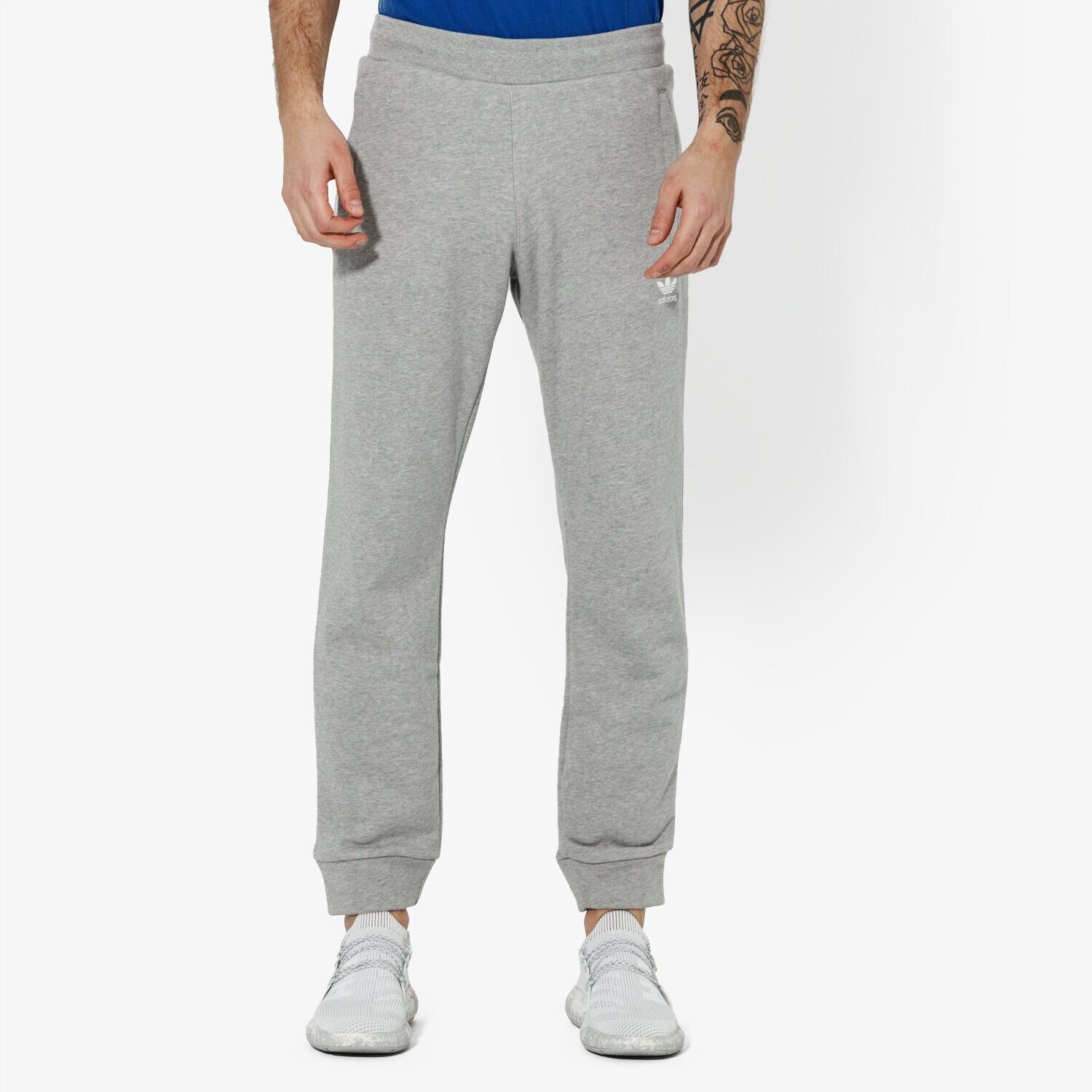 Moški hlače ADIDAS HLAČE TREFOIL PANT ADICOLOR DV1540 siva