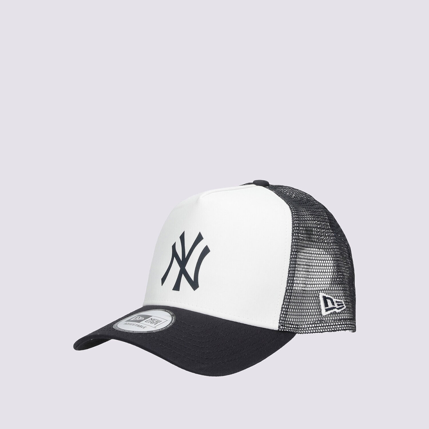 Moška kapa s strešico NEW ERA KAPA TEAM BLOCK TRUCKER NYY NEW YORK YANKEES 12380796 bela
