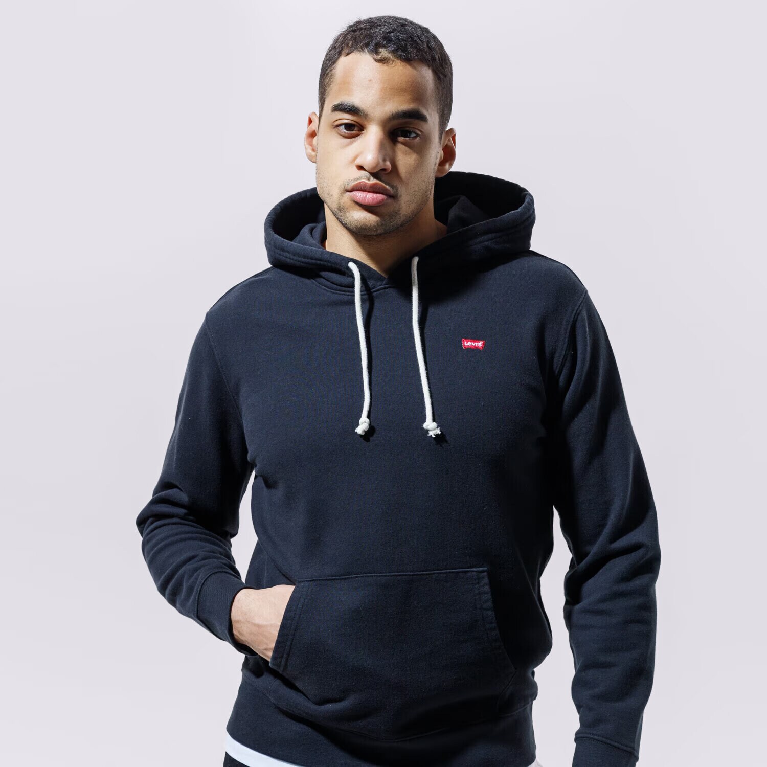 Moški pulover LEVI'S JOPICA S KAPUCO NEW ORIGINAL HOODIE 34581-0001 črna