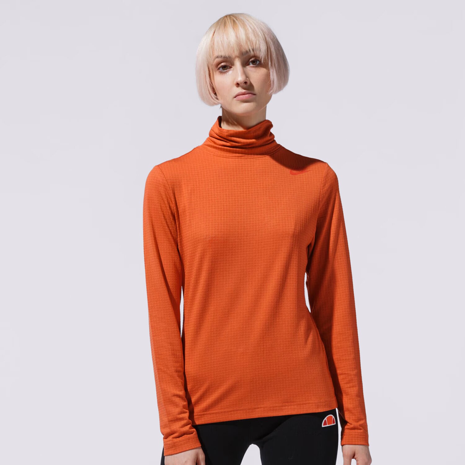 Ženska majica s kratkimi rokavi NIKE T-SHIRT W NSW MAJICA LS MOCK UU DD3609-812 oranžna