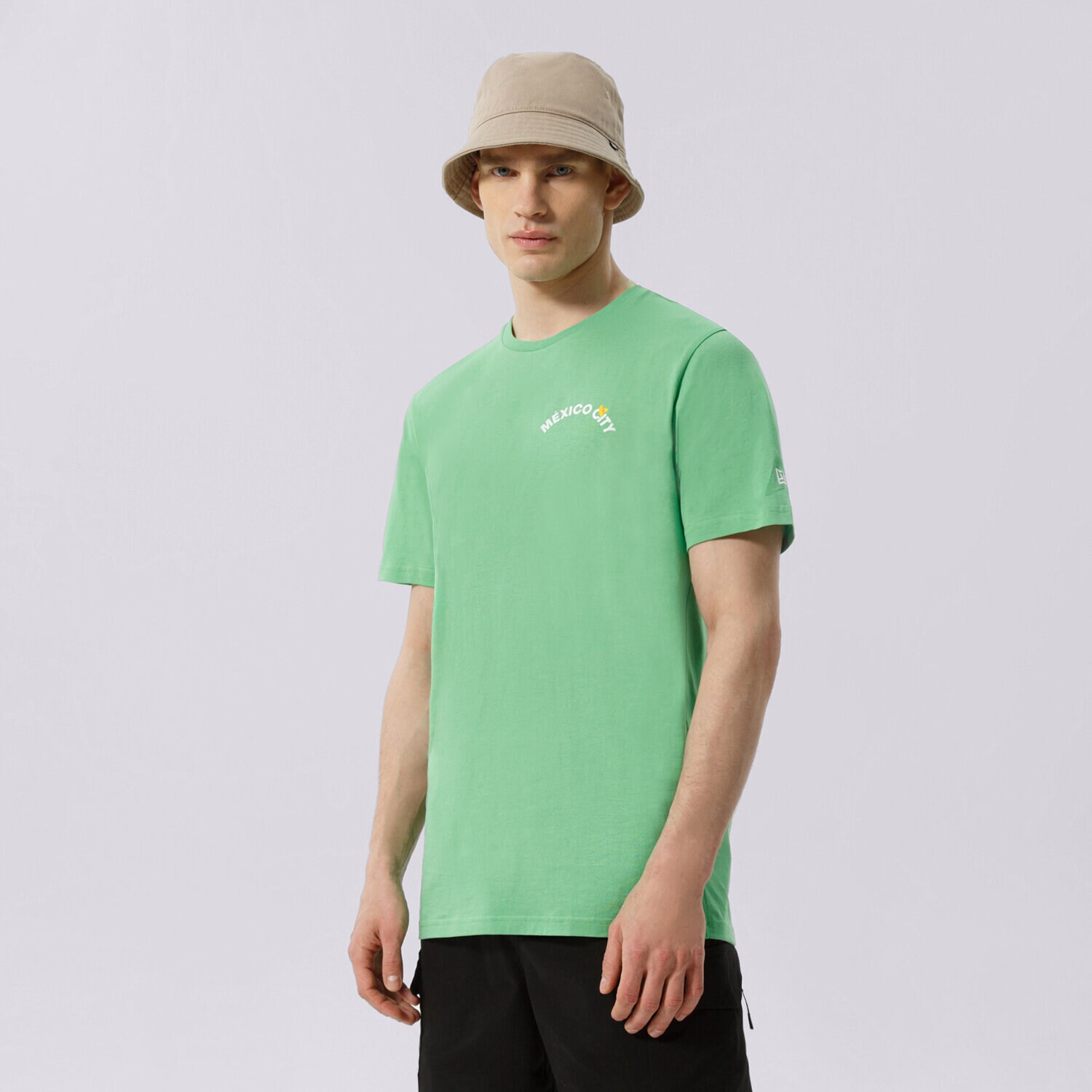 Moška majica s kratkimi rokavi NEW ERA T-SHIRT FOOD PACK TEE MEXICO NEW ERA TRG 13083967 zelena