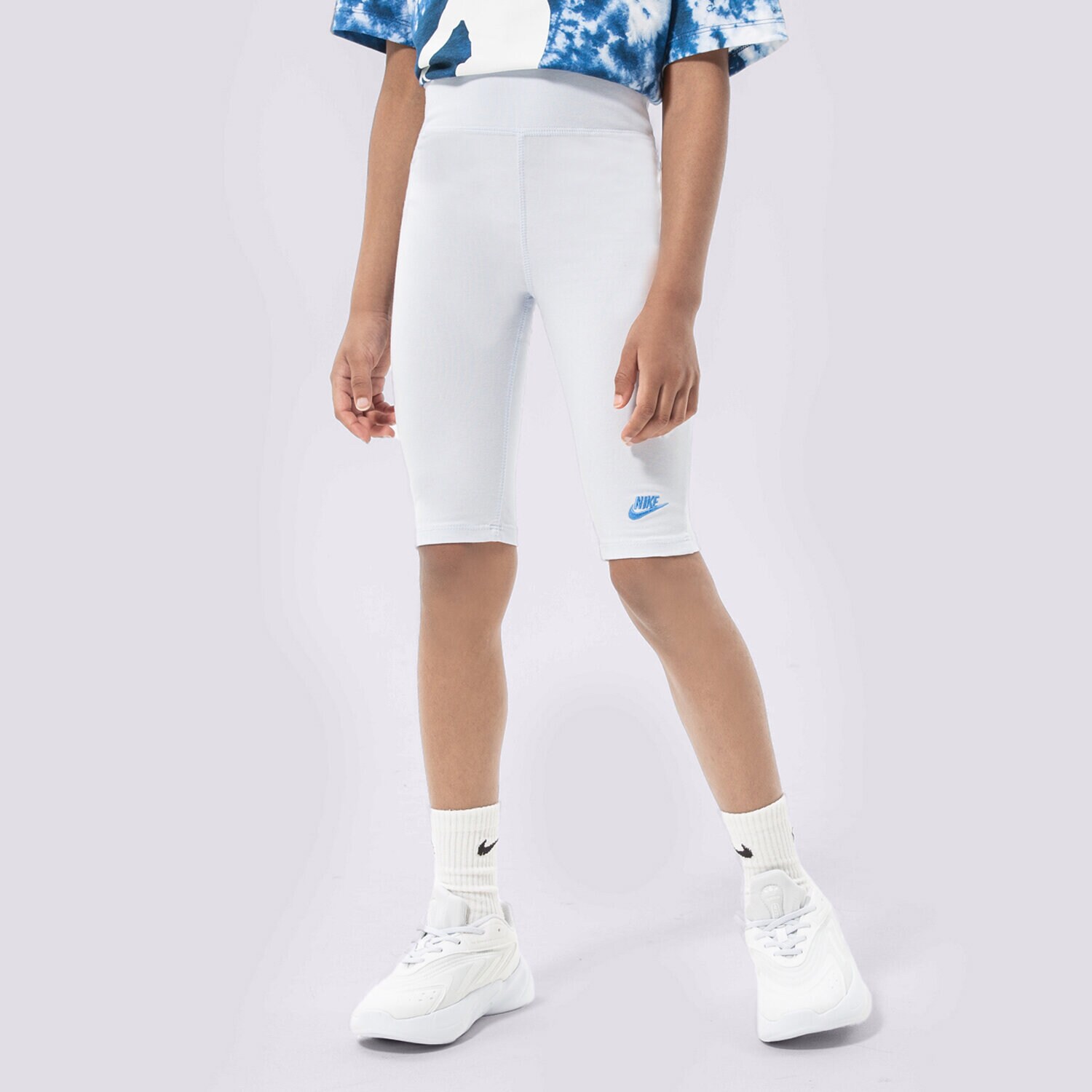 Otroški kratke hlače in obleke NIKE KRATKE HLAČE SPORTSWEAR GIRL DA1243-085 modra