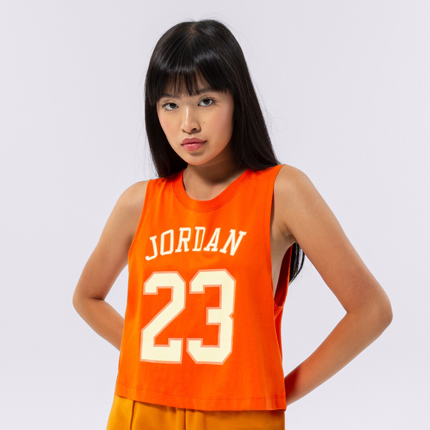 Ženska majica s kratkimi rokavi JORDAN T-SHIRT W J HERITAGE MAJICA CORE DO5023-817 oranžna