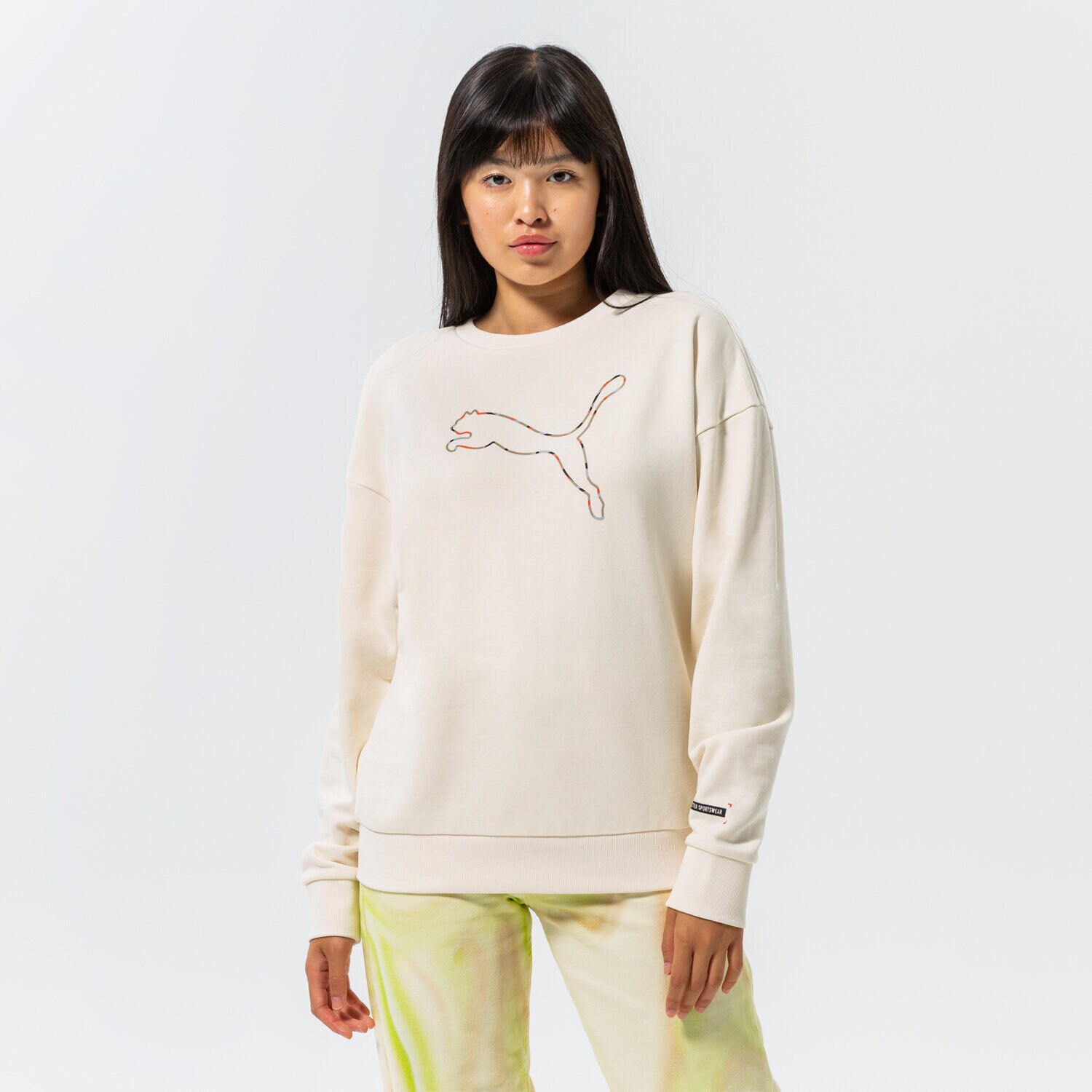 Ženski pulover PUMA JOPICA BETTER CREW FL 670035 99 bela