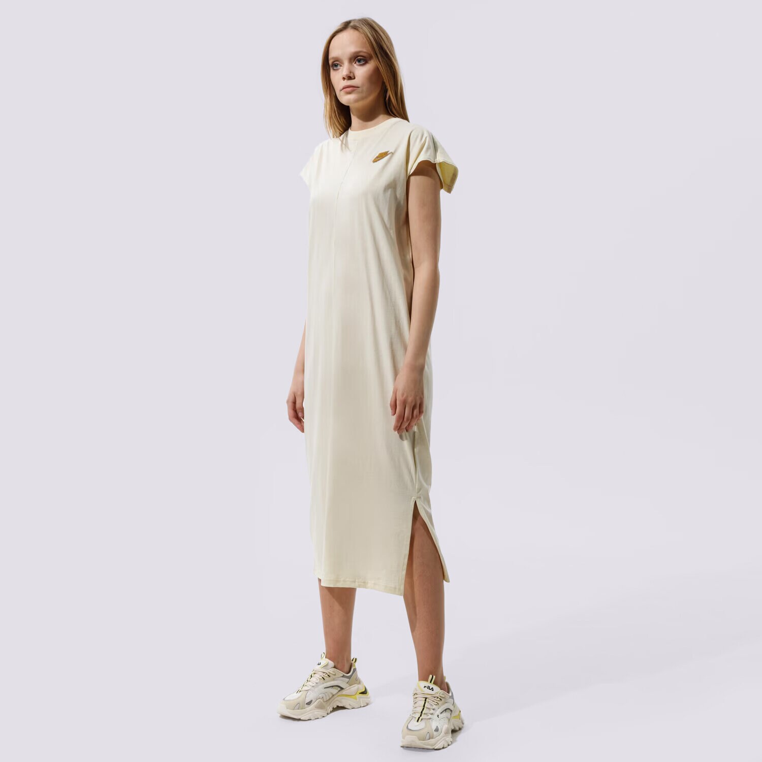 Ženska obleka NIKE OBLEKA W NSW TRENIRKAS EARTH DAY FT CZ9247-113 bež