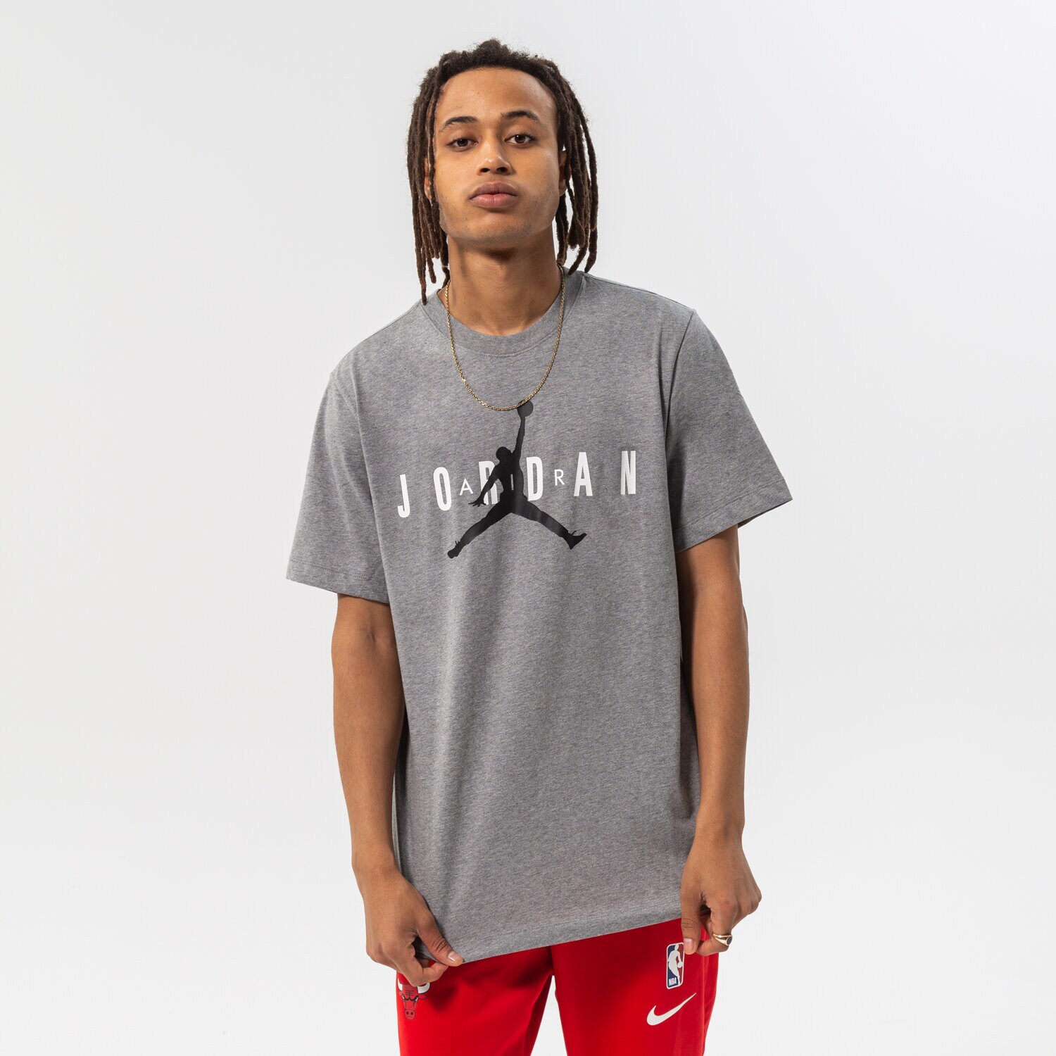 Moška majica s kratkimi rokavi JORDAN T-SHIRT AIR T-SHIRT CK4212-092 siva