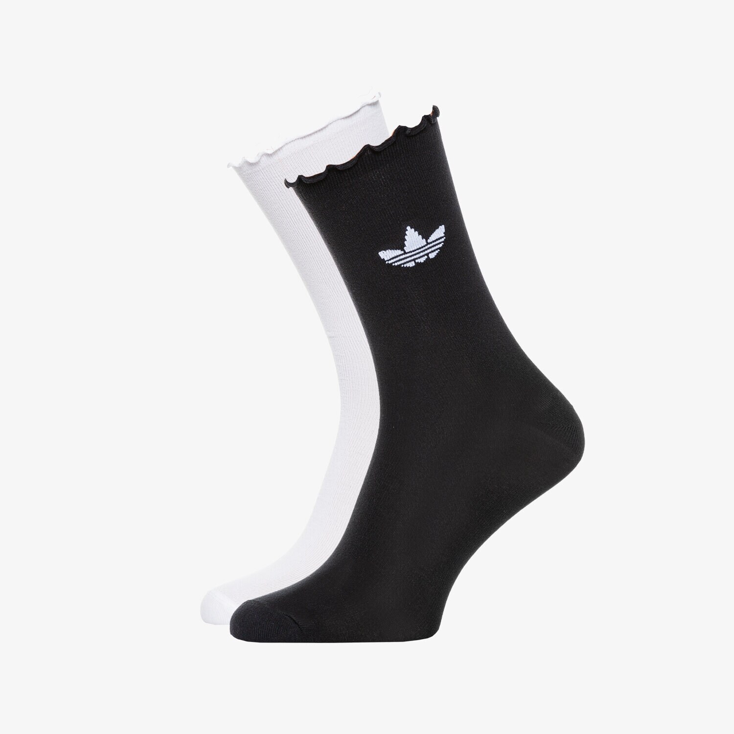 Ženske nogavice ADIDAS NOGAVICE RUFFLE CRW 2PP HC9532 črna