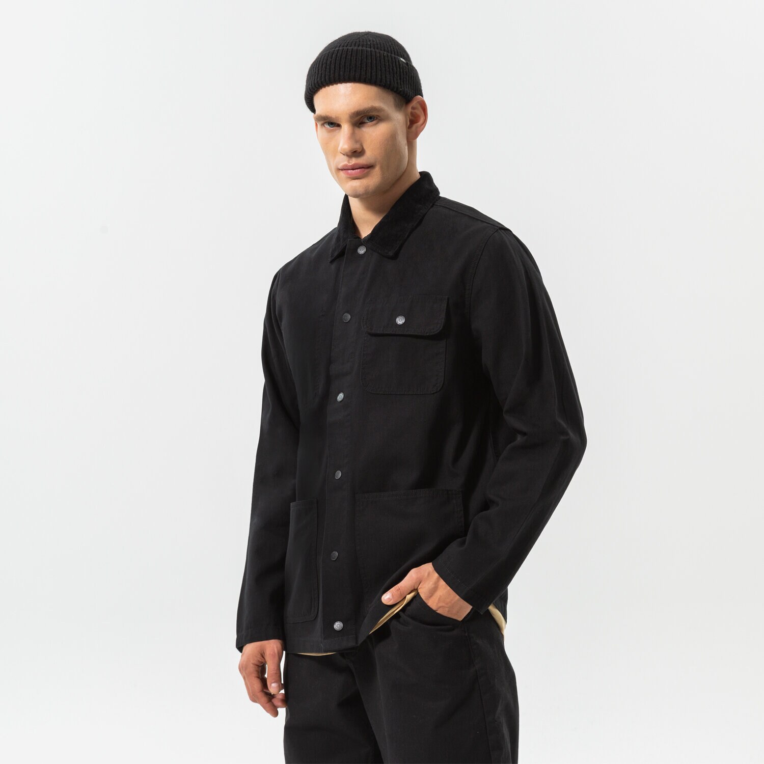 Moška zimska jakna VANS JAKNA MN DRILL CHORE COAT VN0A3WF1BLK1 črna