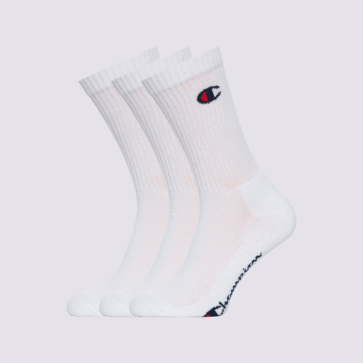 Ženske nogavice CHAMPION NOGAVICE 3PK CREW SOCKS U24558WW001 bela