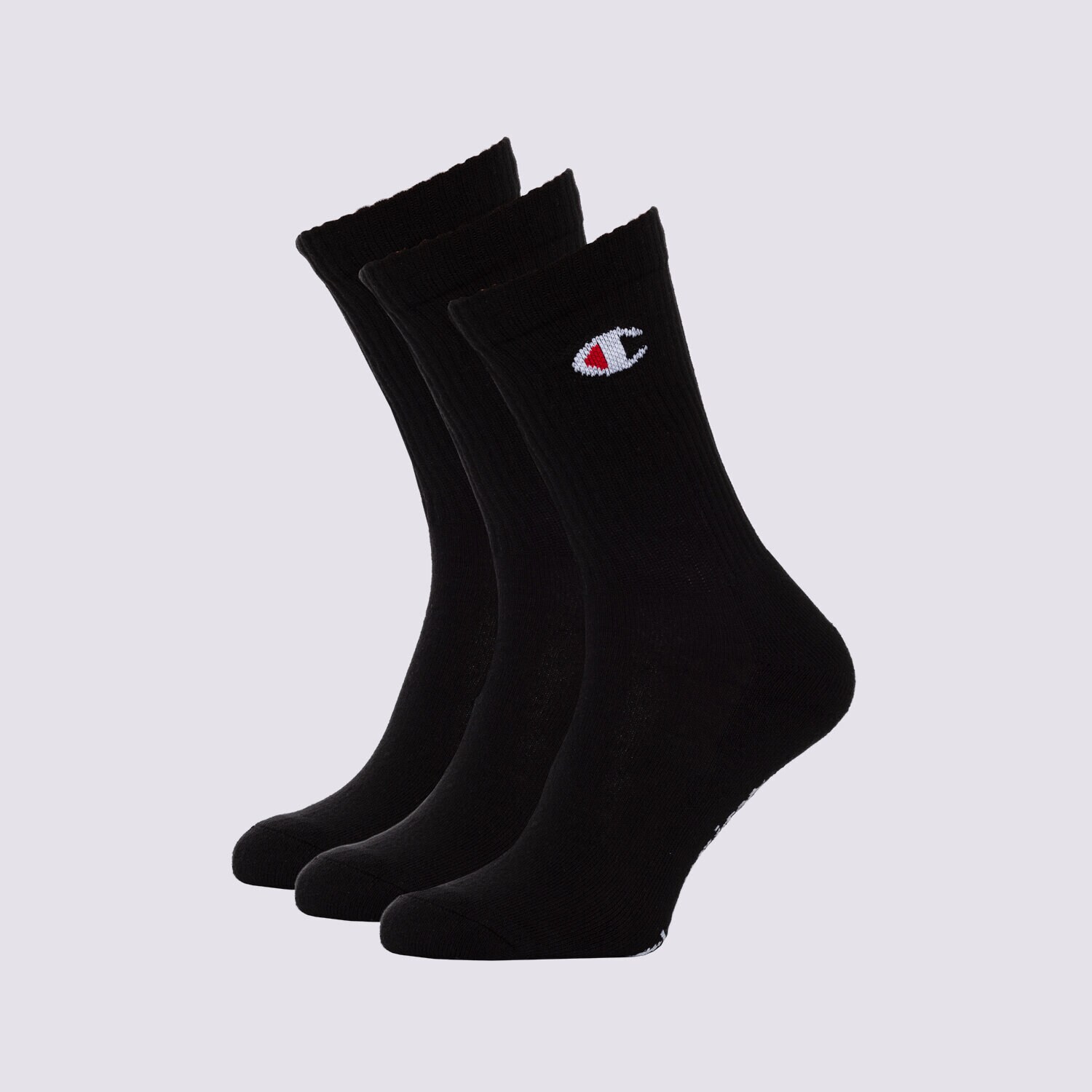 Ženske nogavice CHAMPION NOGAVICE 3PK CREW SOCKS U24558KK001 črna