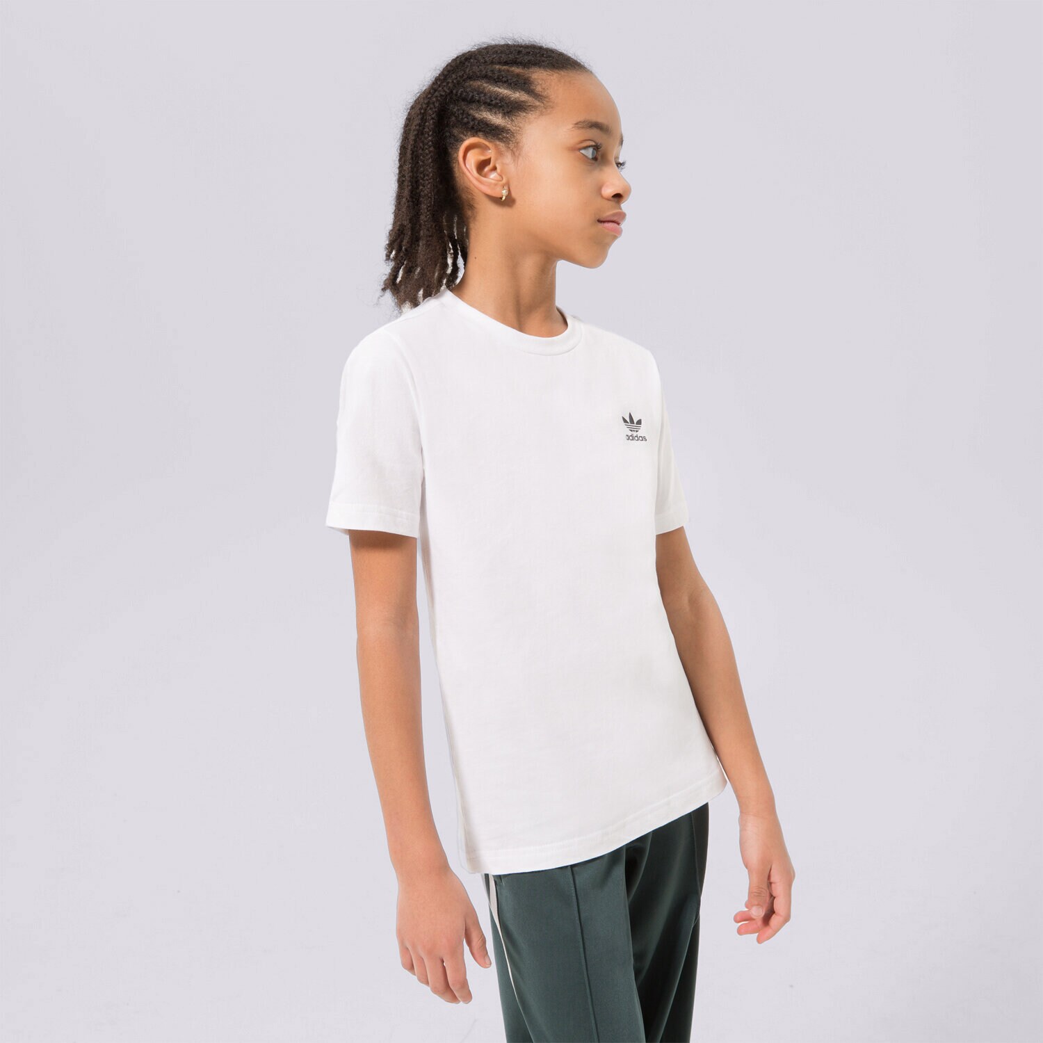 Otroška majica s kratkimi rokavi ADIDAS T-SHIRT TEE GIRL HK0403 bela