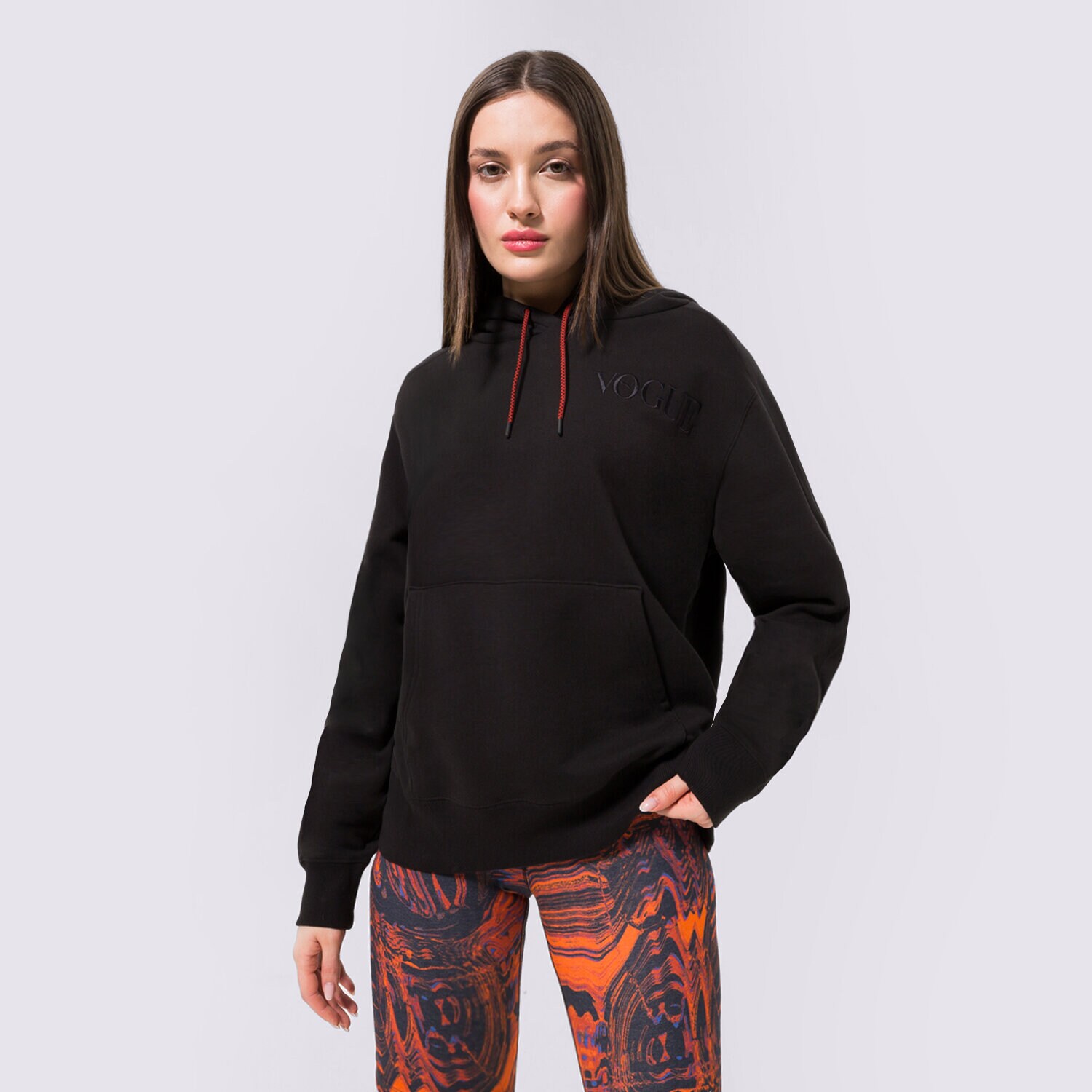 Ženski pulover PUMA JOPICA S KAPUCO PUMA X VOGUE HOODIE 534690-01 črna