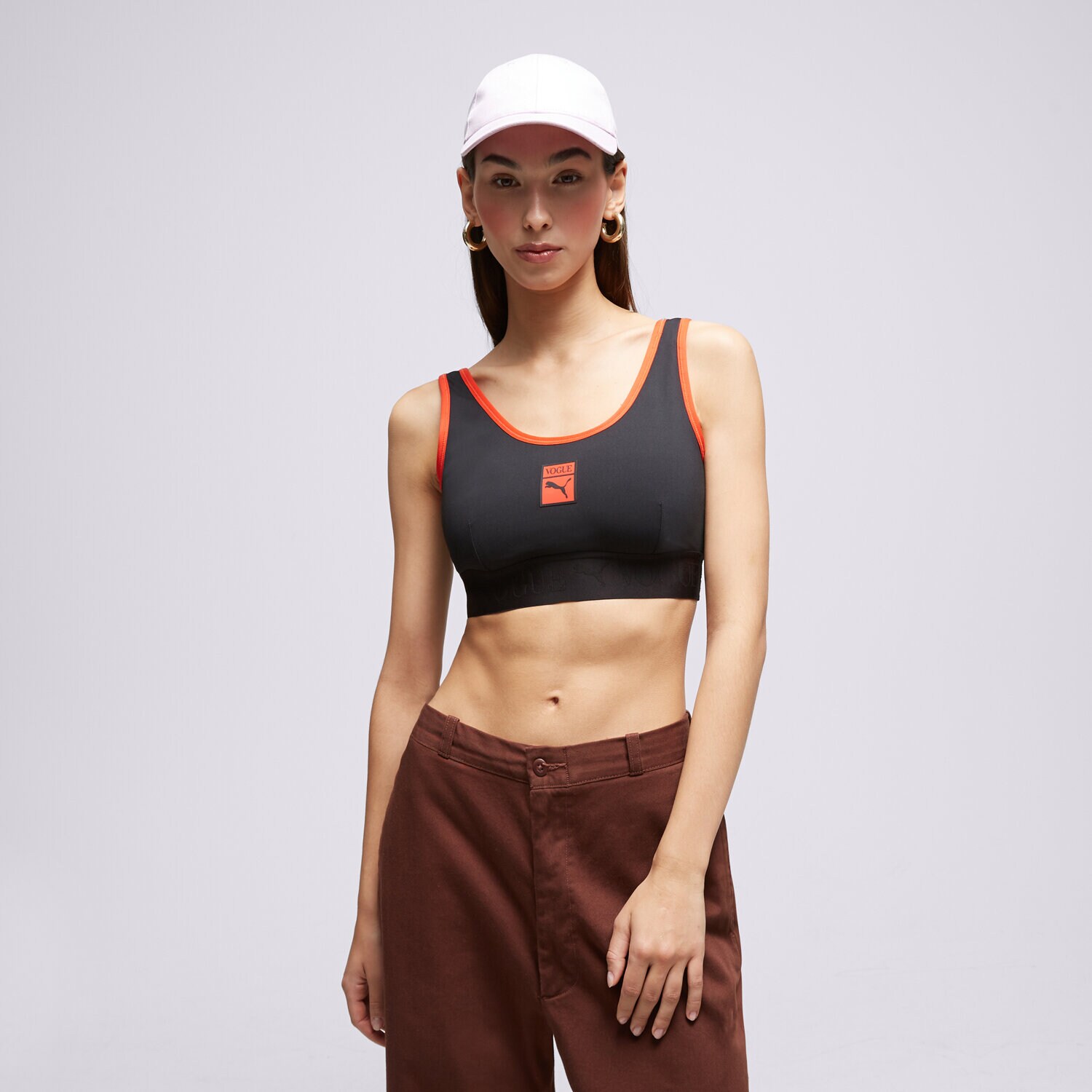 Ženska majica s kratkimi rokavi PUMA BRA MAJICA PUMA X VOGUE 534688-01 črna