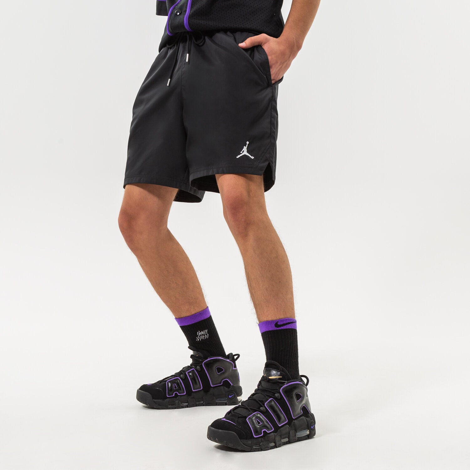 Moški kratke hlače JORDAN KRATKE HLAČE M J ESS POOLSIDE SHORT DM1371-010 črna