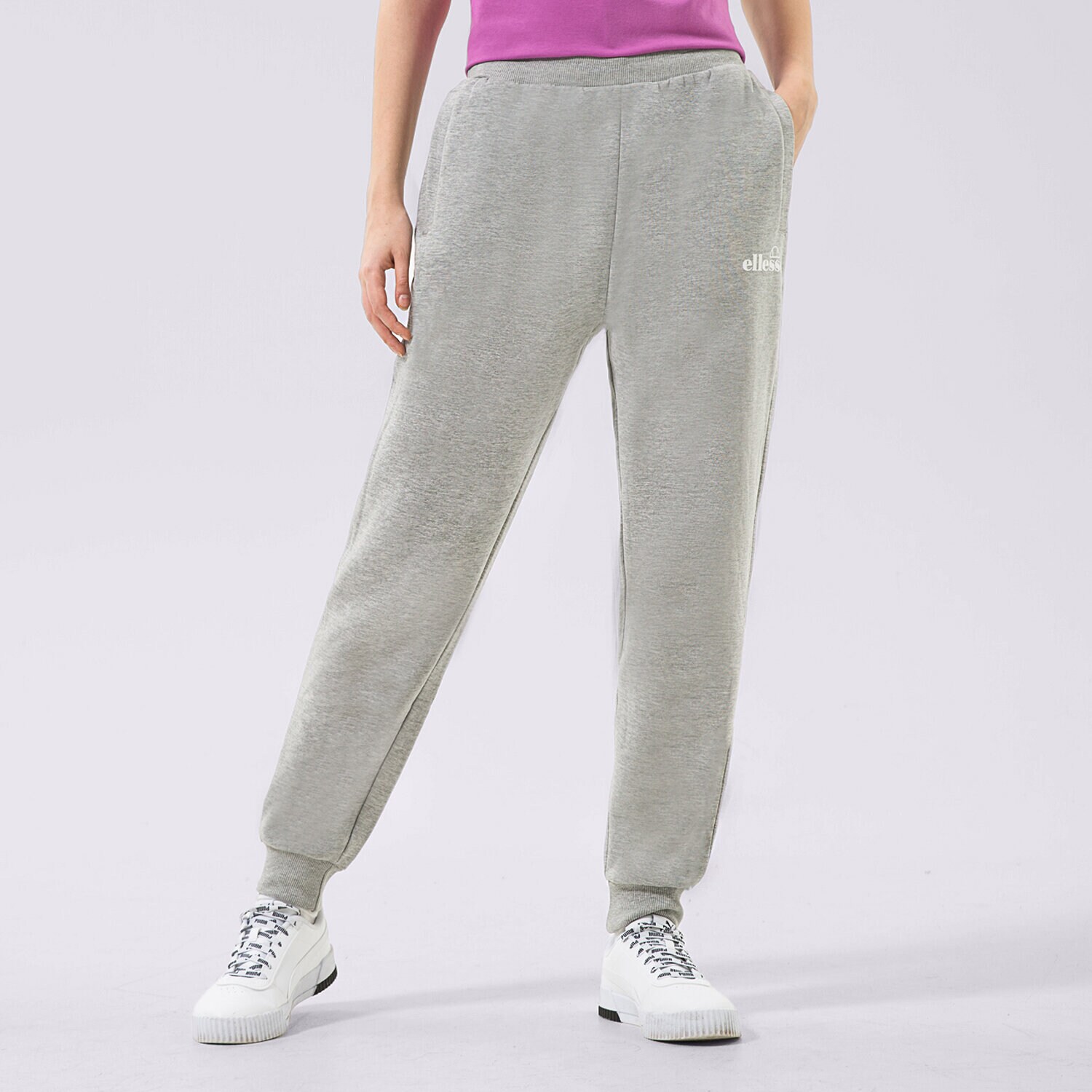 Ženske hlače ELLESSE HLAČE MAJANA JOG PANT GREY MRL SGP16457112 siva