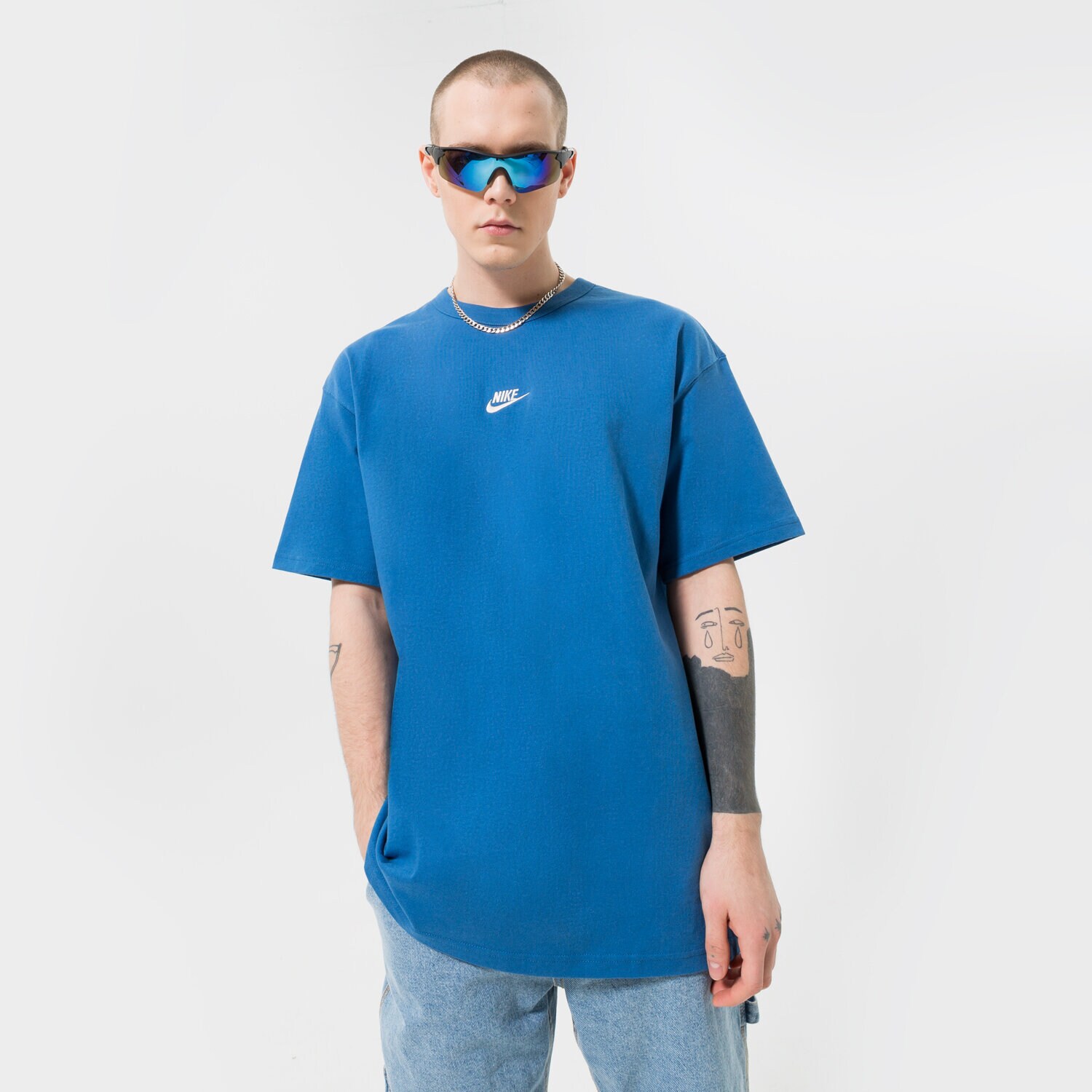 Moška majica s kratkimi rokavi NIKE T-SHIRT M NSW PREM ESSNTL SUST TEE DO7392-407 modra
