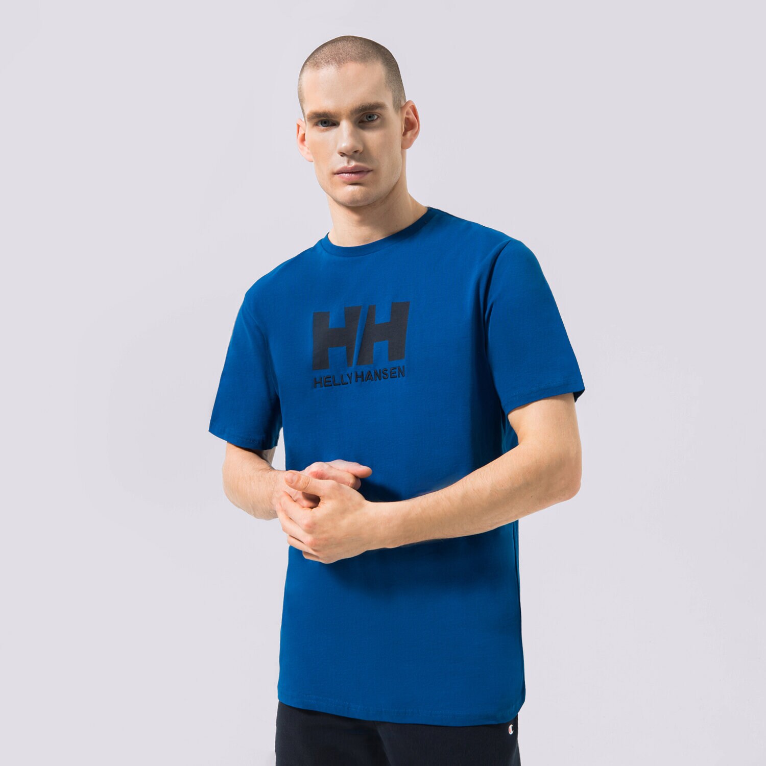 Moška majica s kratkimi rokavi HELLY HANSEN T-SHIRT HH LOGO T-SHIRT 33979606 mornarsko modra