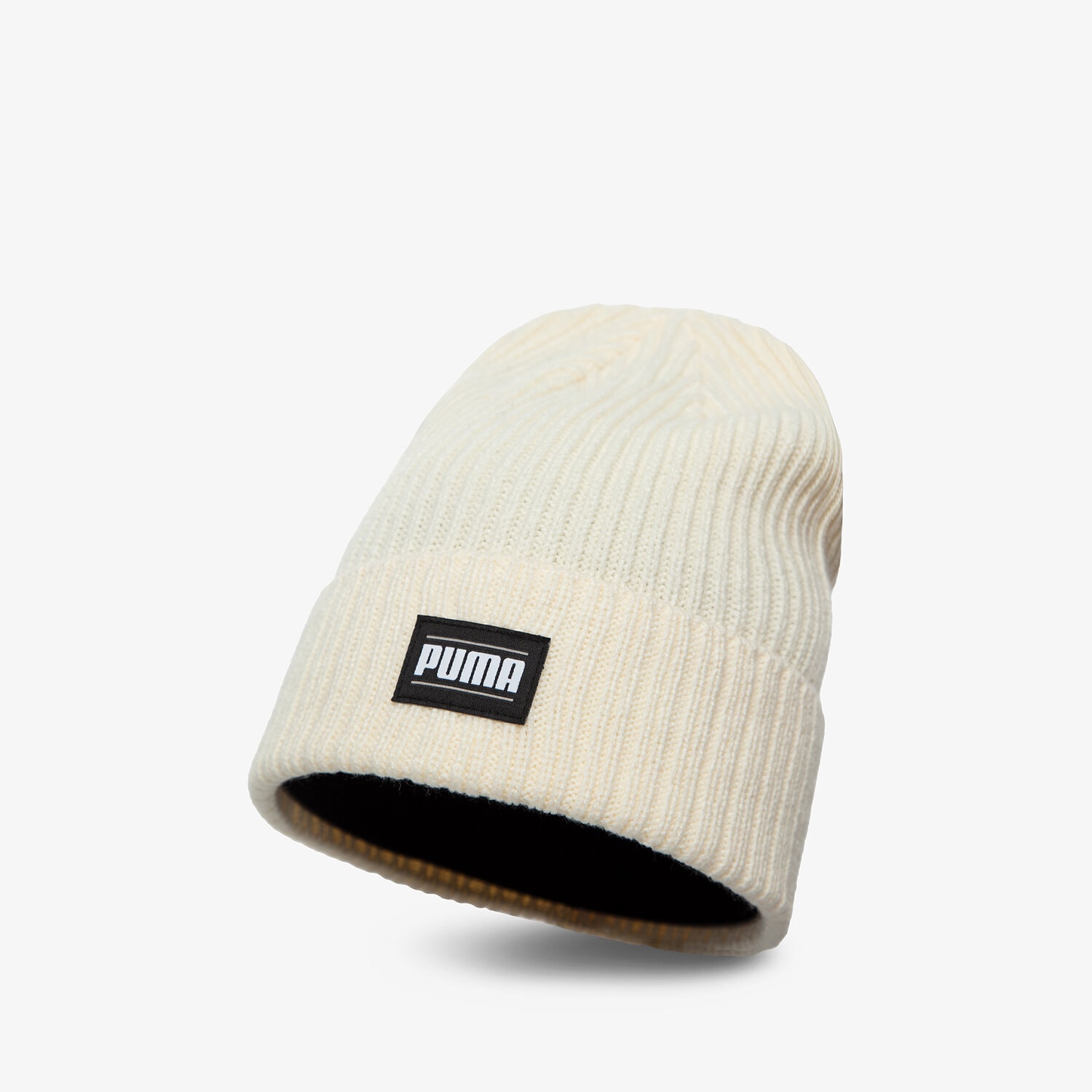 Ženska zimska kapa PUMA KAPA RIBBED CLASSIC CUFF 024038 04 bela