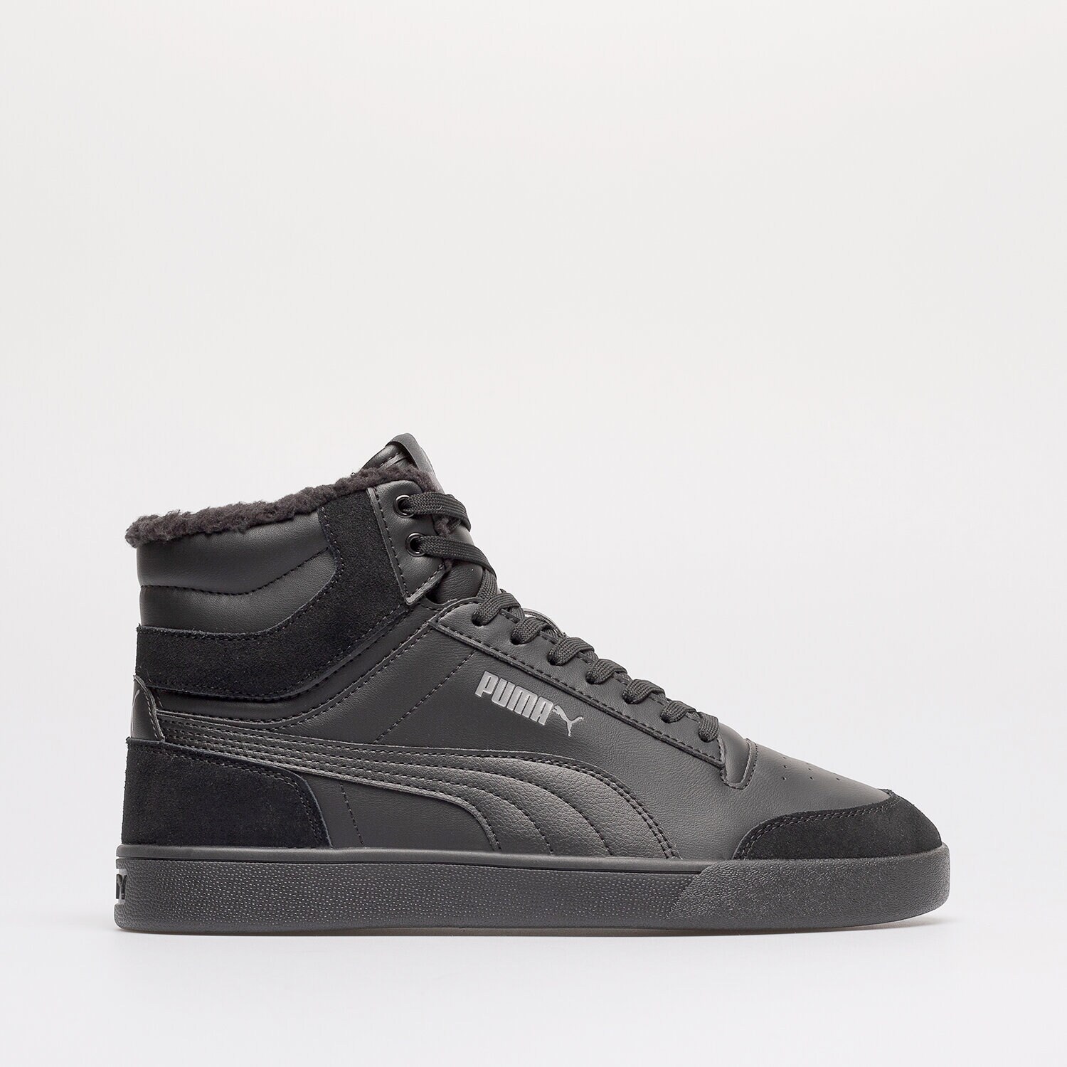Moški zimski čevlji PUMA SHUFFLE MID FUR 38760901 črna
