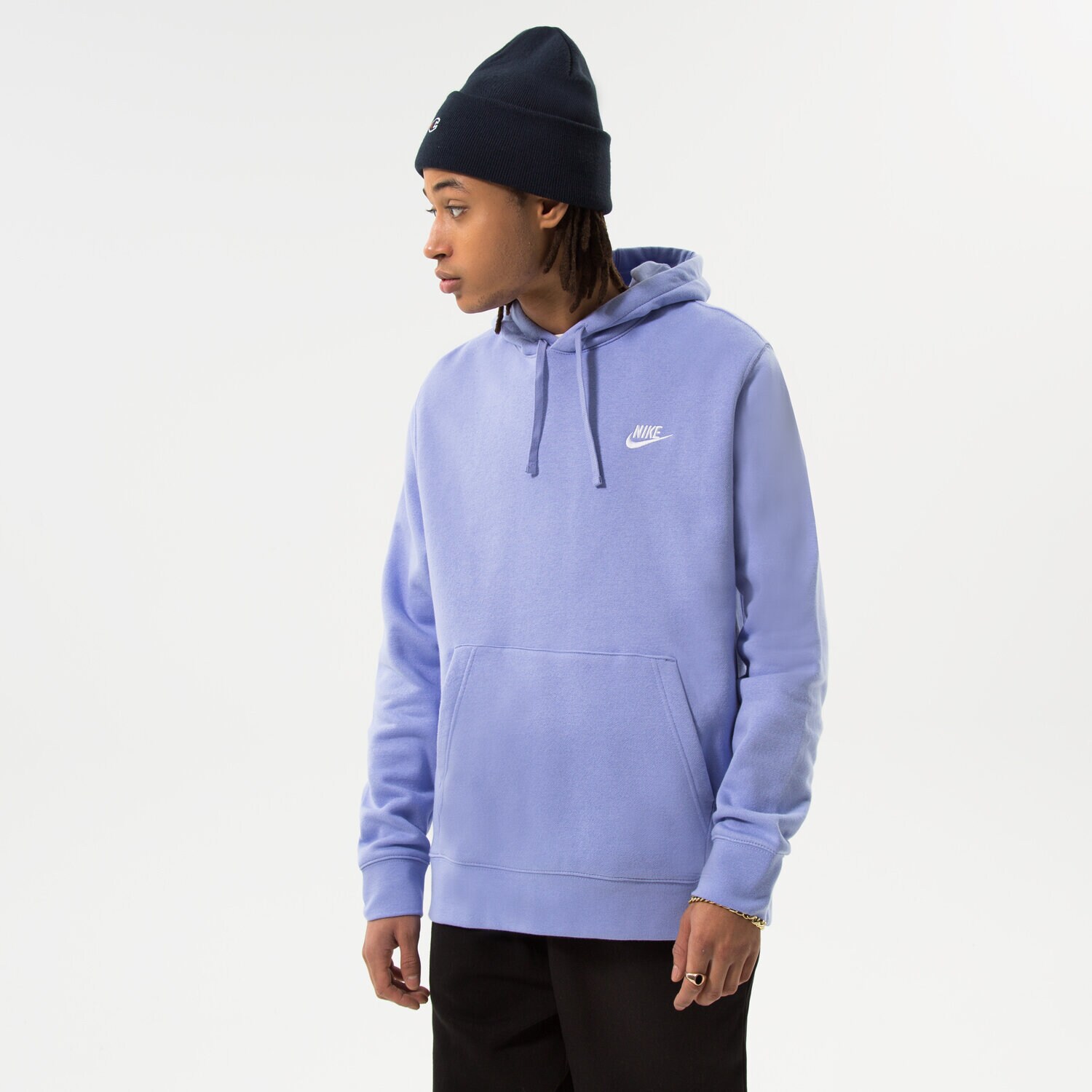 Moški pulover NIKE JOPICA S KAPUCO M NSW CLUB HOODIE PO BB BV2654-569 vijolična