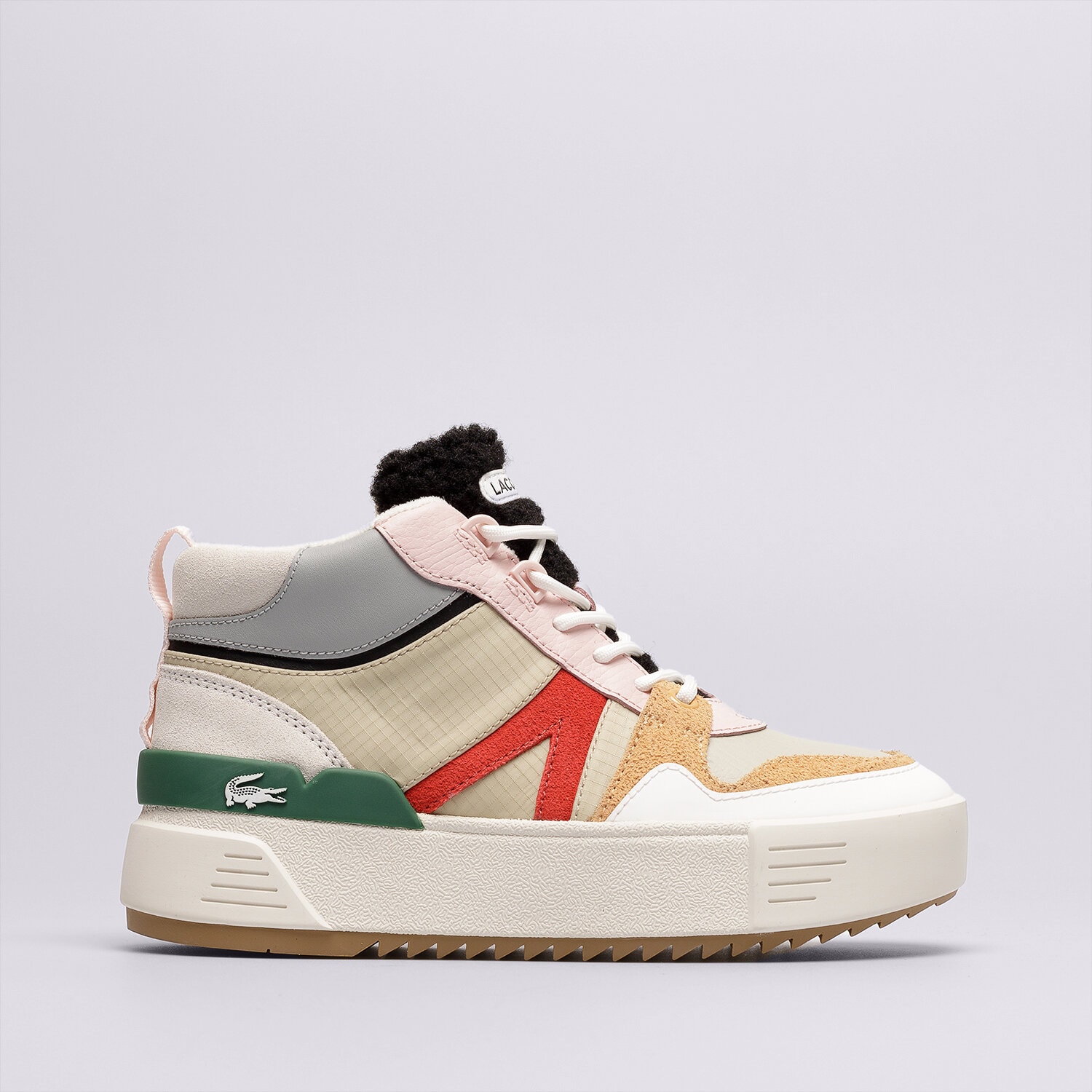 Ženske superge LACOSTE L002 WNTR MID 2221 SFA 744SFA00701S4 siva