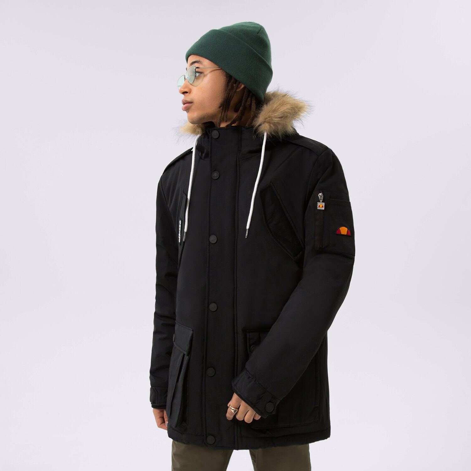 Moška zimska jakna ELLESSE JAKNA ZIMSKA BLIZZARD BLK PARKA JACKET SHL03704011 črna