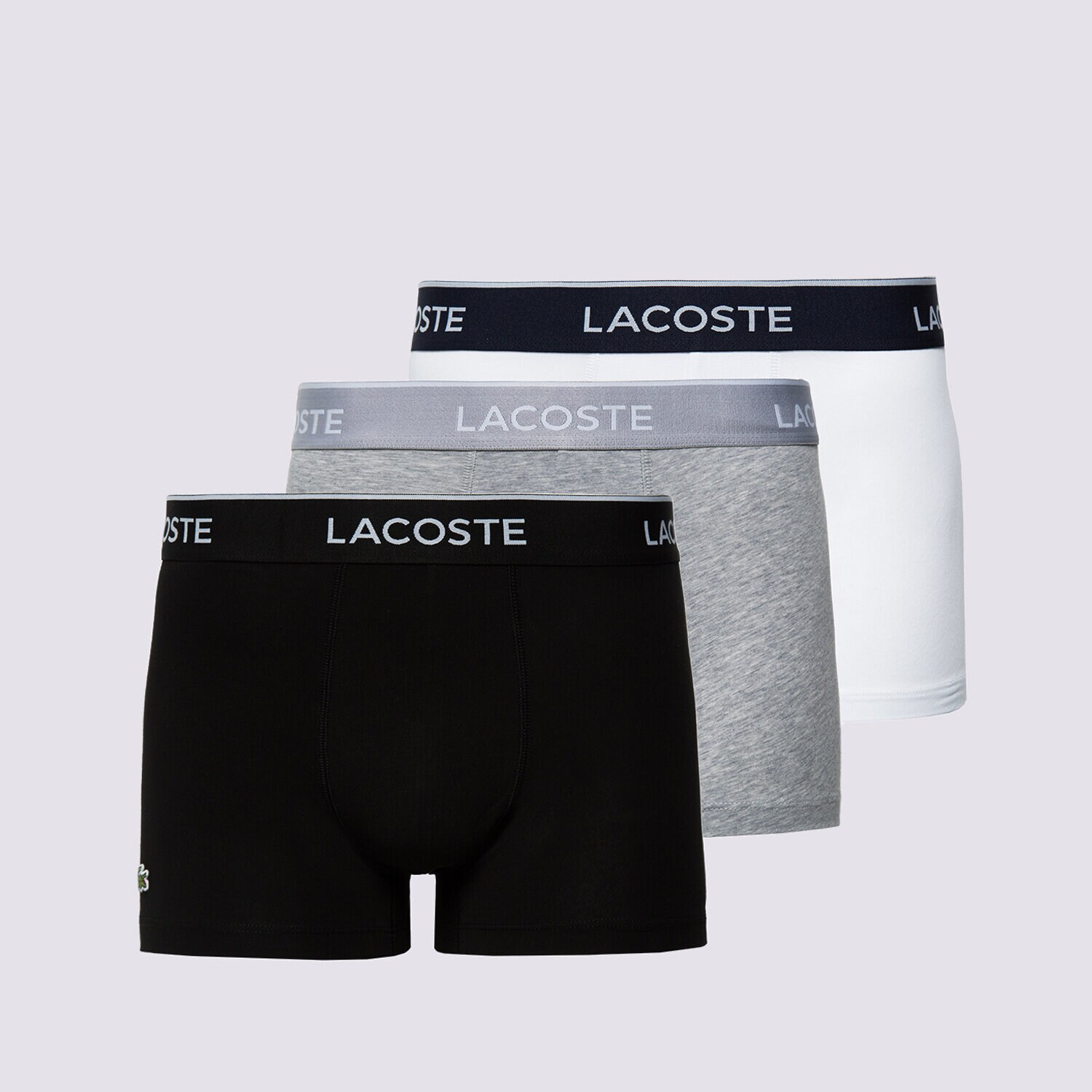 Moške bokserice LACOSTE 3 PACK BOXER SHORTS 5H3389NUA pisana