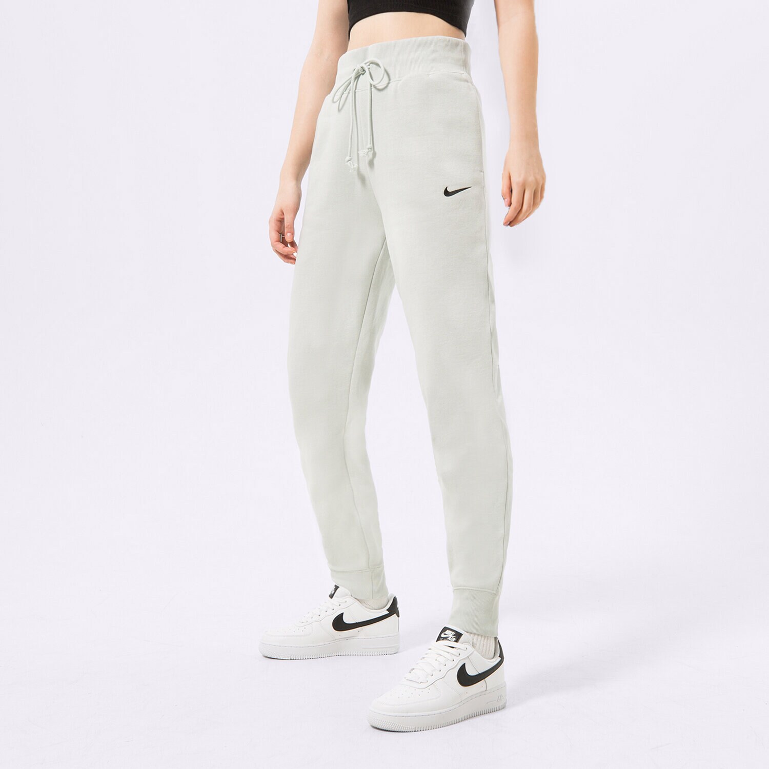 Ženske hlače NIKE HLAČE W NSW PHNX FLC HR PANT STD FD0893-034 mint