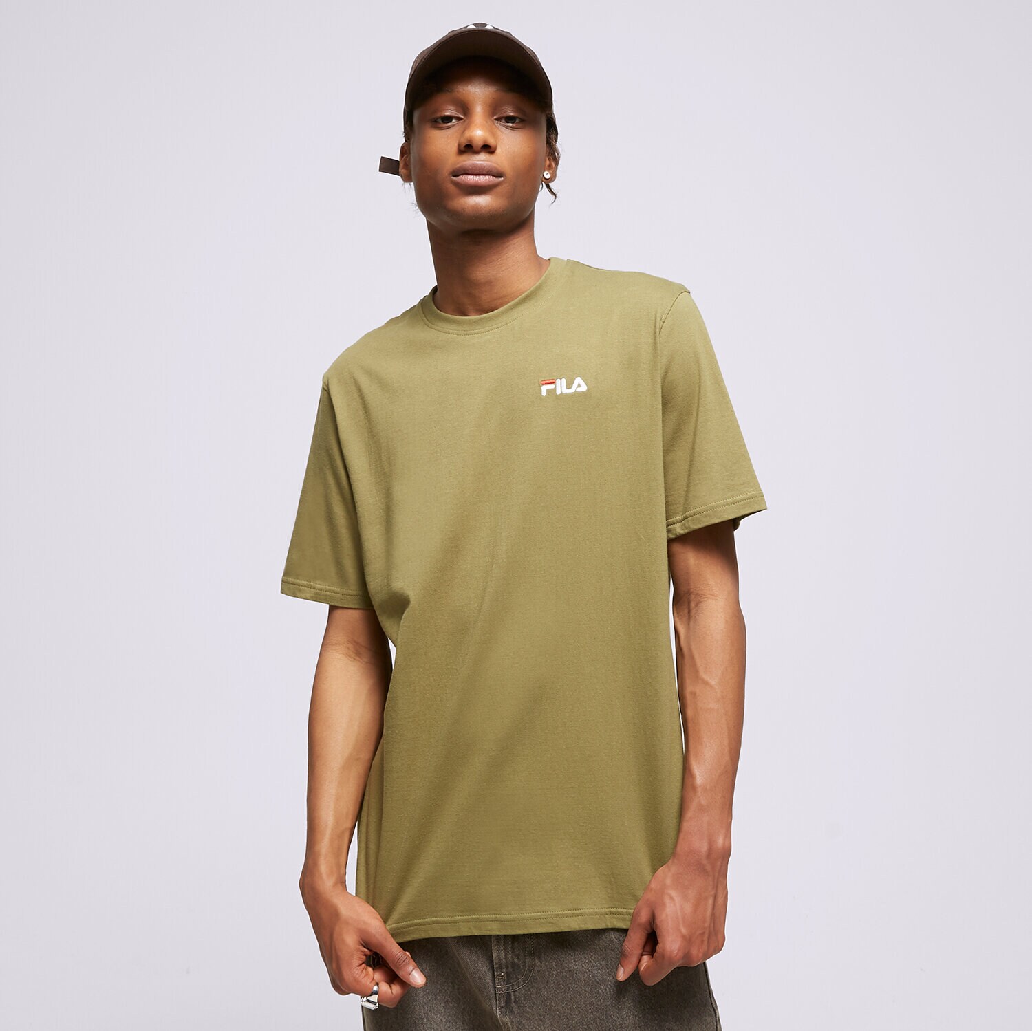 Moška majica s kratkimi rokavi FILA T-SHIRT DRINGO SS23SPM229527 zelena