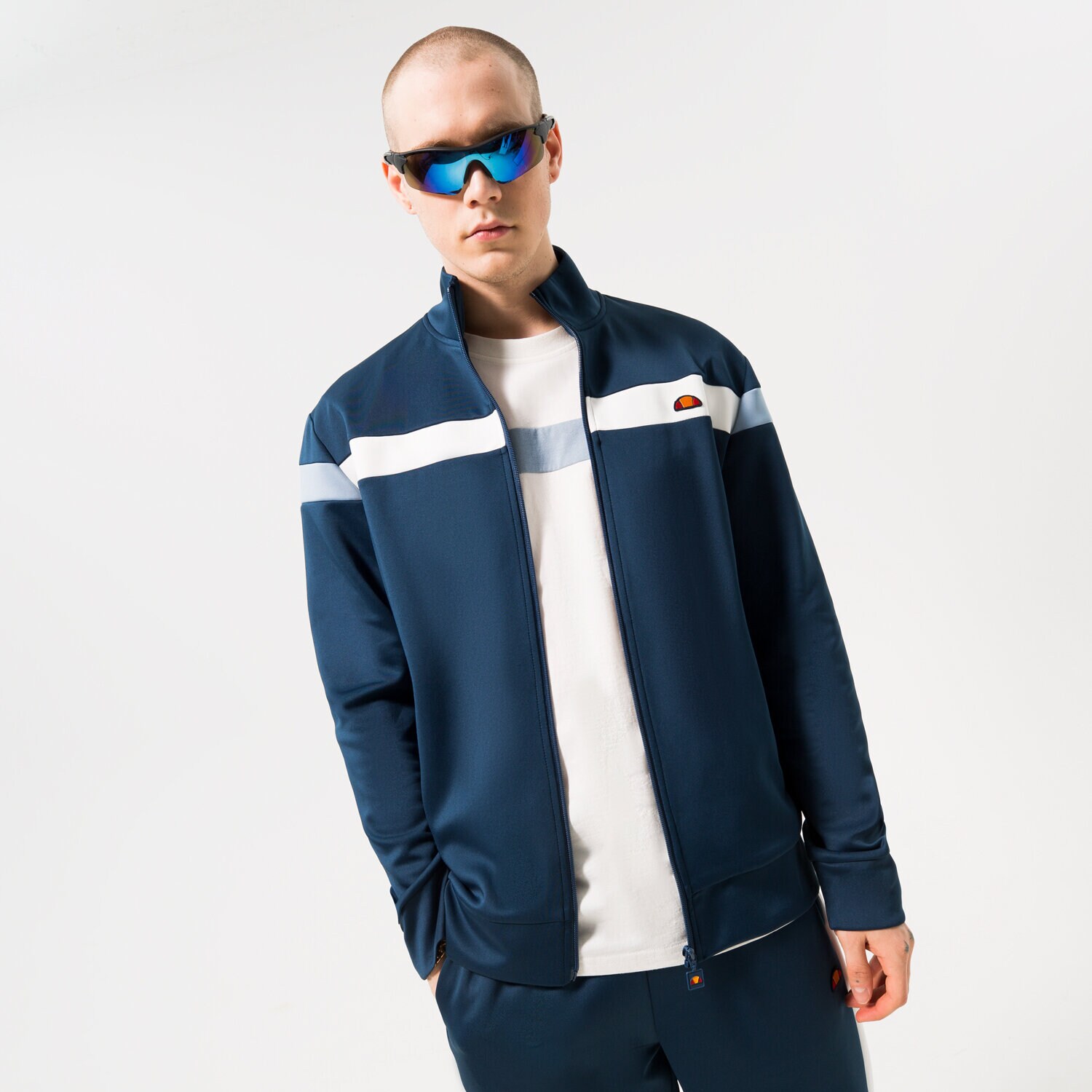 Moški pulover ELLESSE JOPICA RAZPENJANA SPINELLA   TRACK MAJICA DBLUE SHR17431420 modra